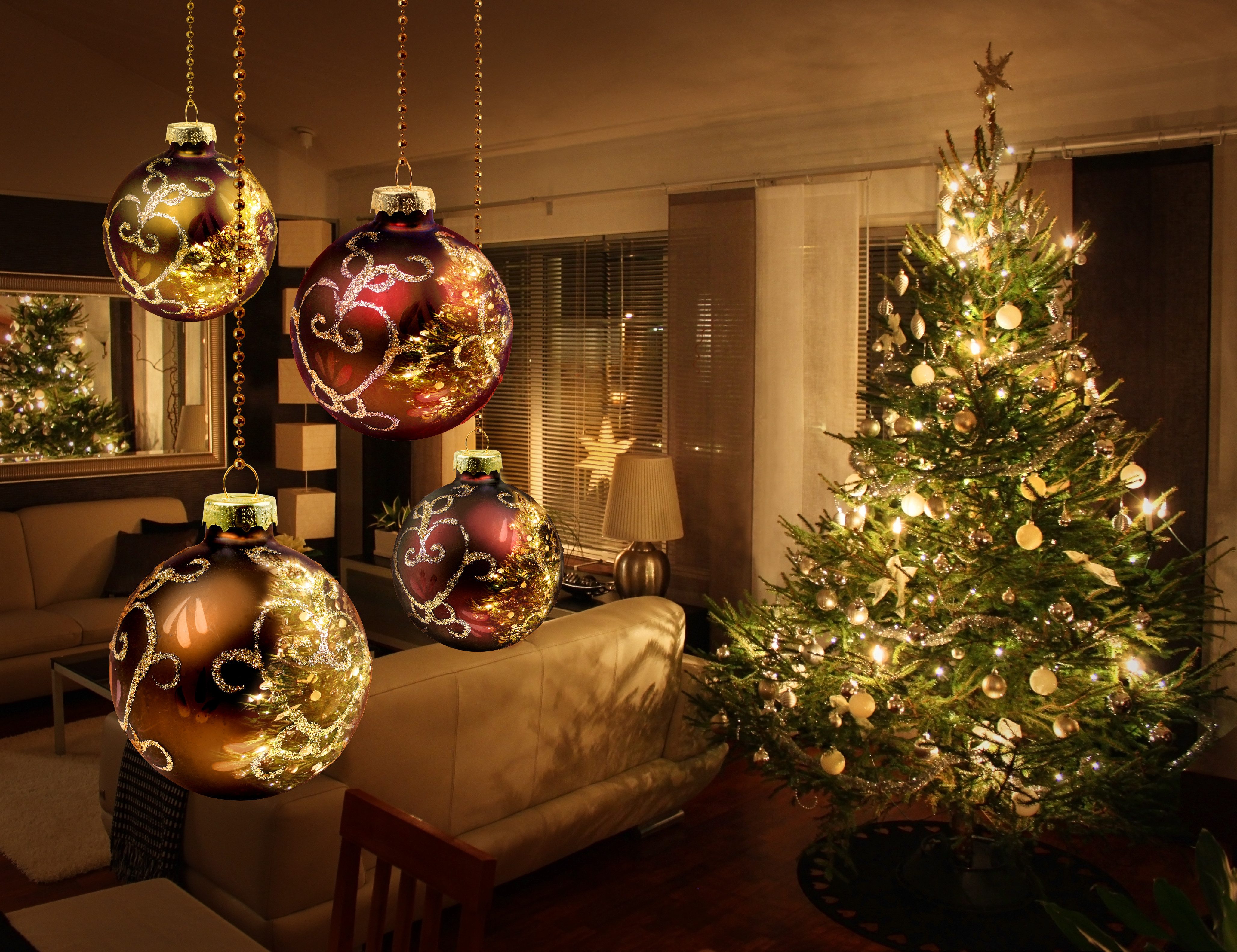 Luxform LED-Lichterkette Lichterkette Weihnachten Deko Licht 300 LED 20m 8 Leucht Modi, 8 Leucht Funktionen – Bild 4 von 5