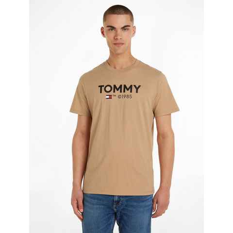 Tommy Jeans T-Shirt TJM SLIM ESSENTIAL TOMMY TEE mit großem Tommy Druck auf der Brust