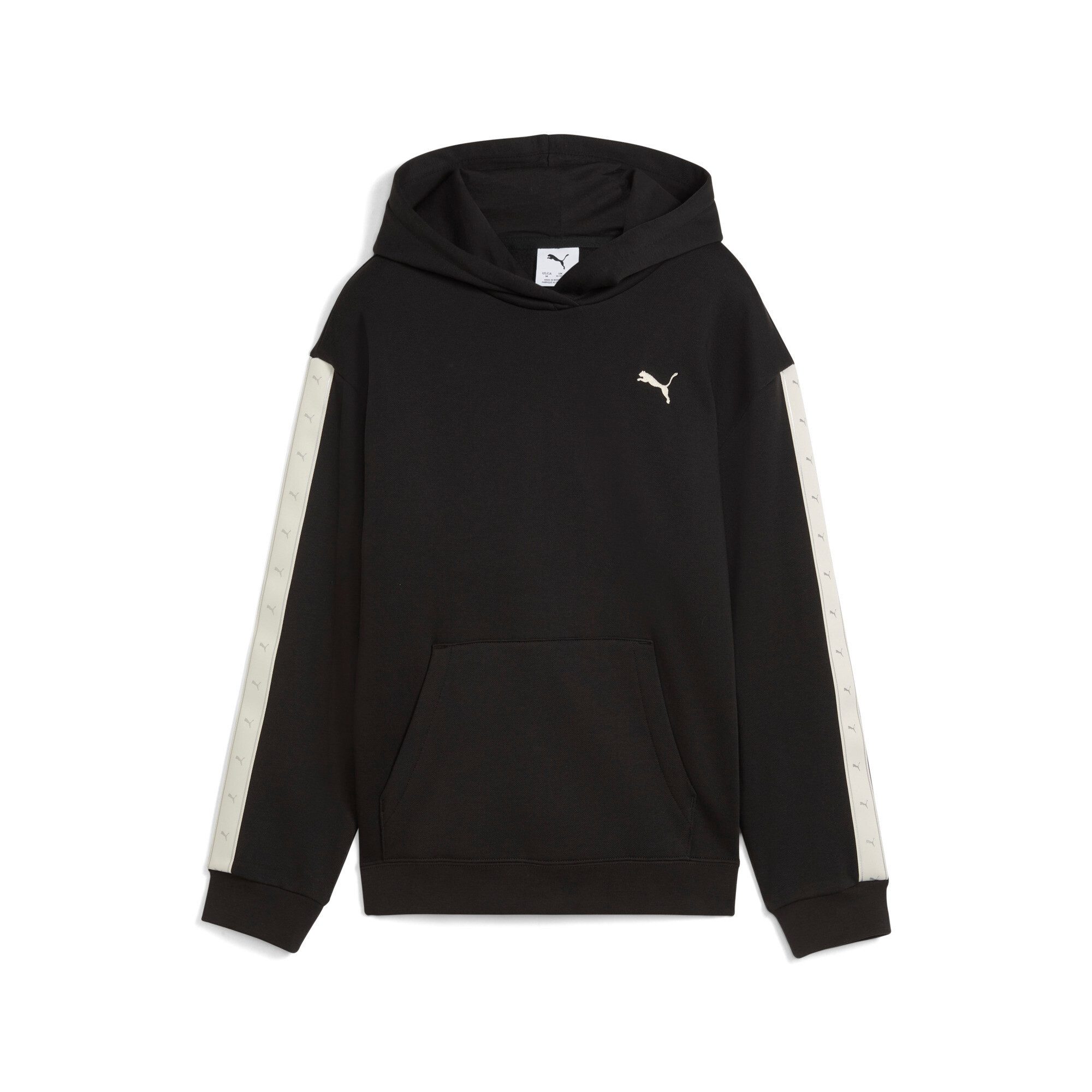 PUMA Kapuzensweatshirt ESS TAPE RELAXED HOODIE FL G mit Kapuze, mit Kängurutasche, aus Baumwollmischung