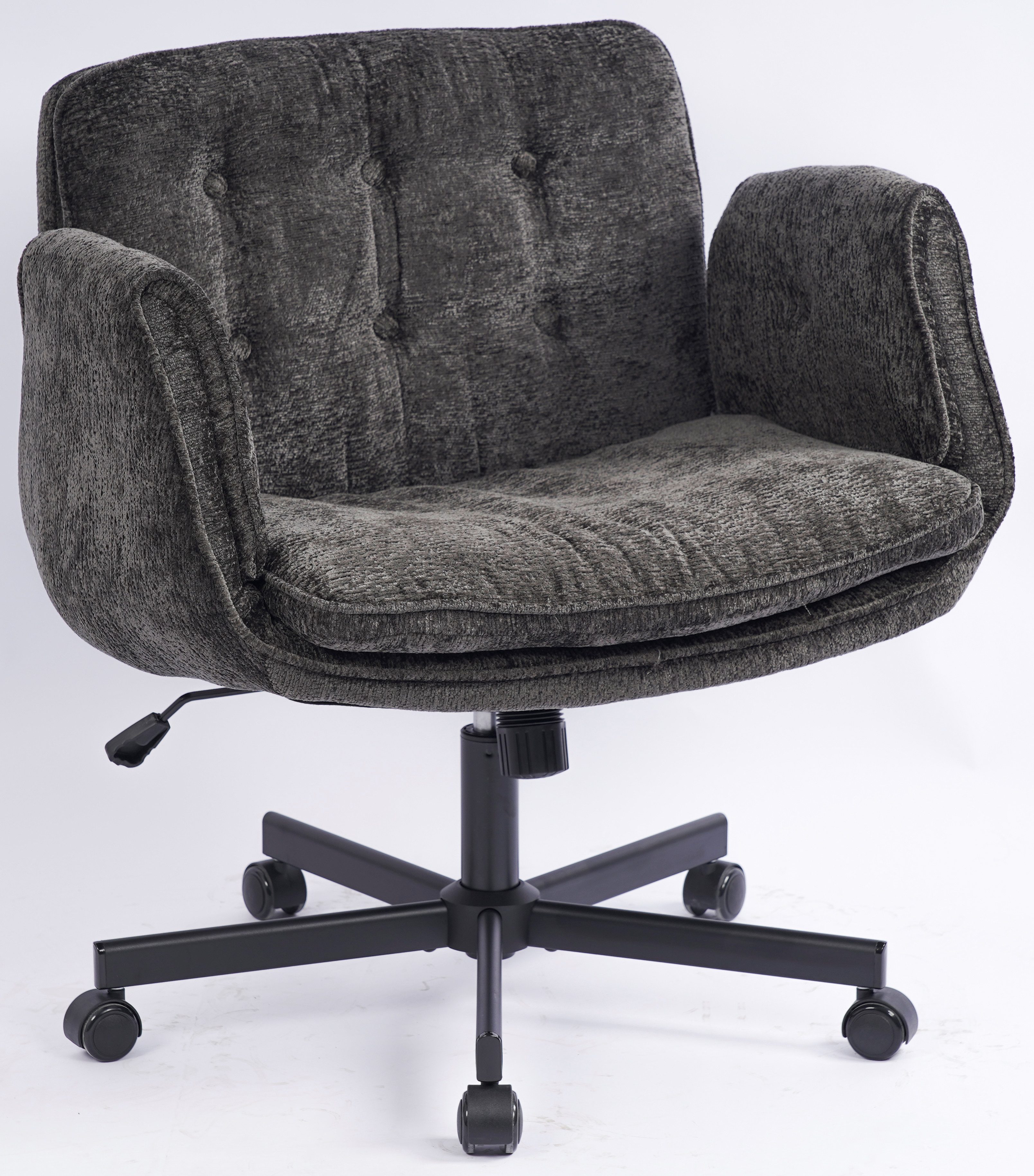 Nuchairsey Drehstuhl Bürostuhl Schreibtischstuhl Polsterstuhl mit klappbaren Armlehnen (1 St), Drehbar, ergonomisch für Home Office und Make-up-Bereiche