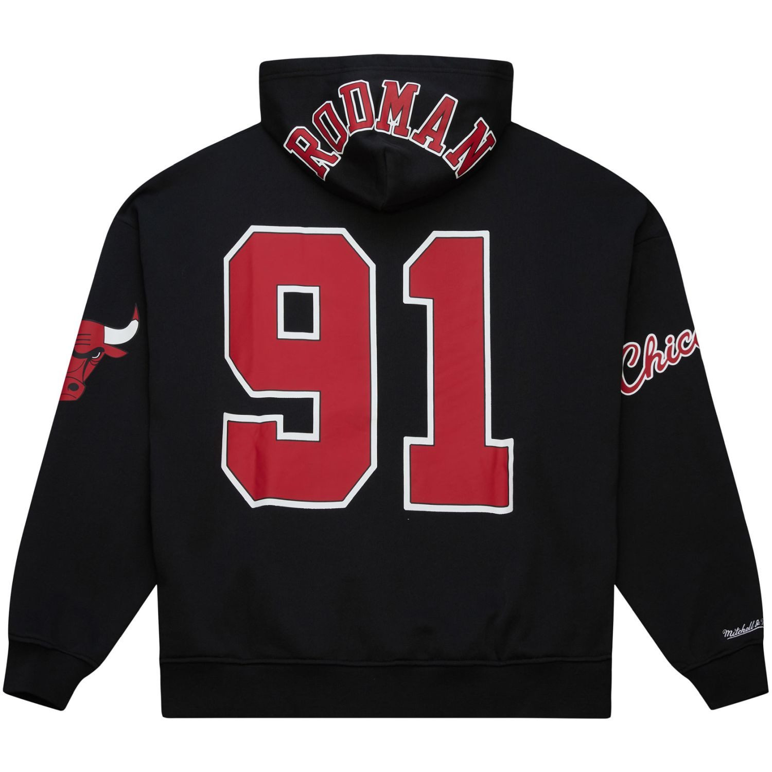Mitchell & Ness Kapuzenpullover Oversized Chicago Bulls Dennis Rodman günstig online kaufen