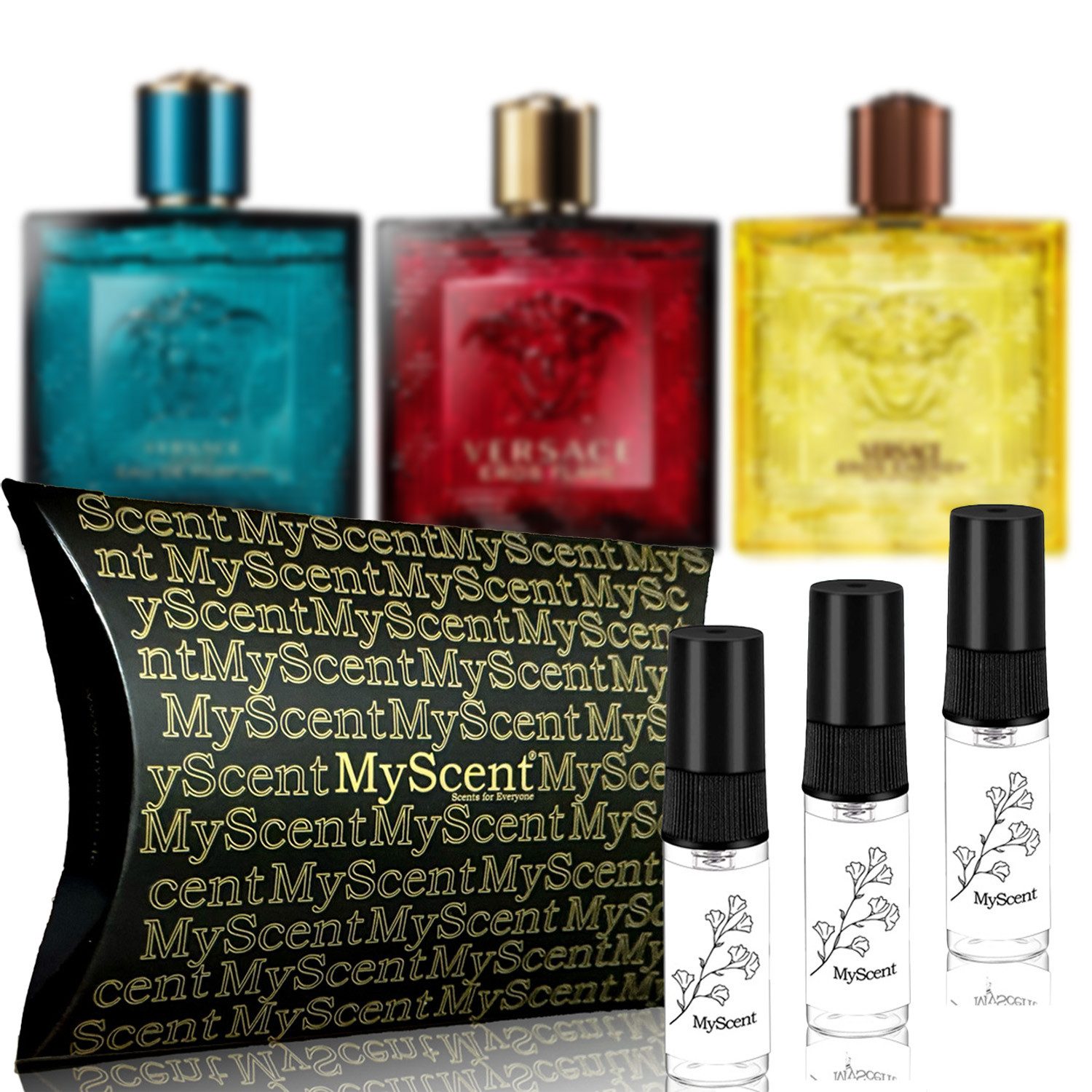 Eau de Parfum Eros Discovery Set – drei Sommerdüfte