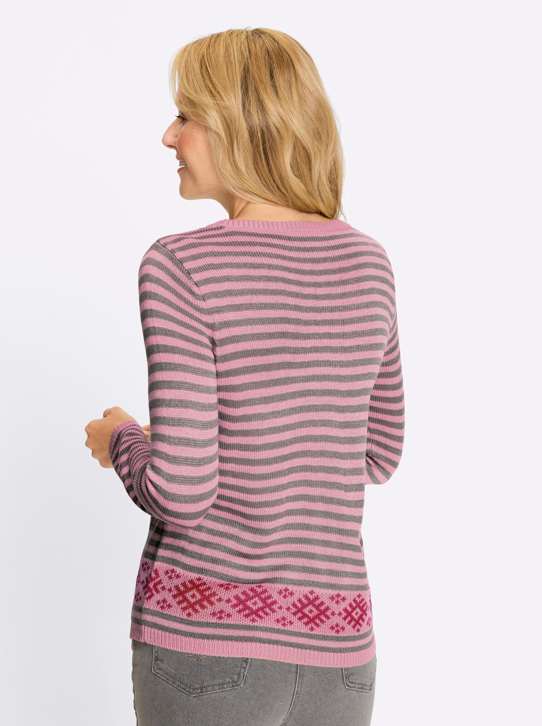 Sieh an! Strickpullover Langarm-Pullover . günstig online kaufen
