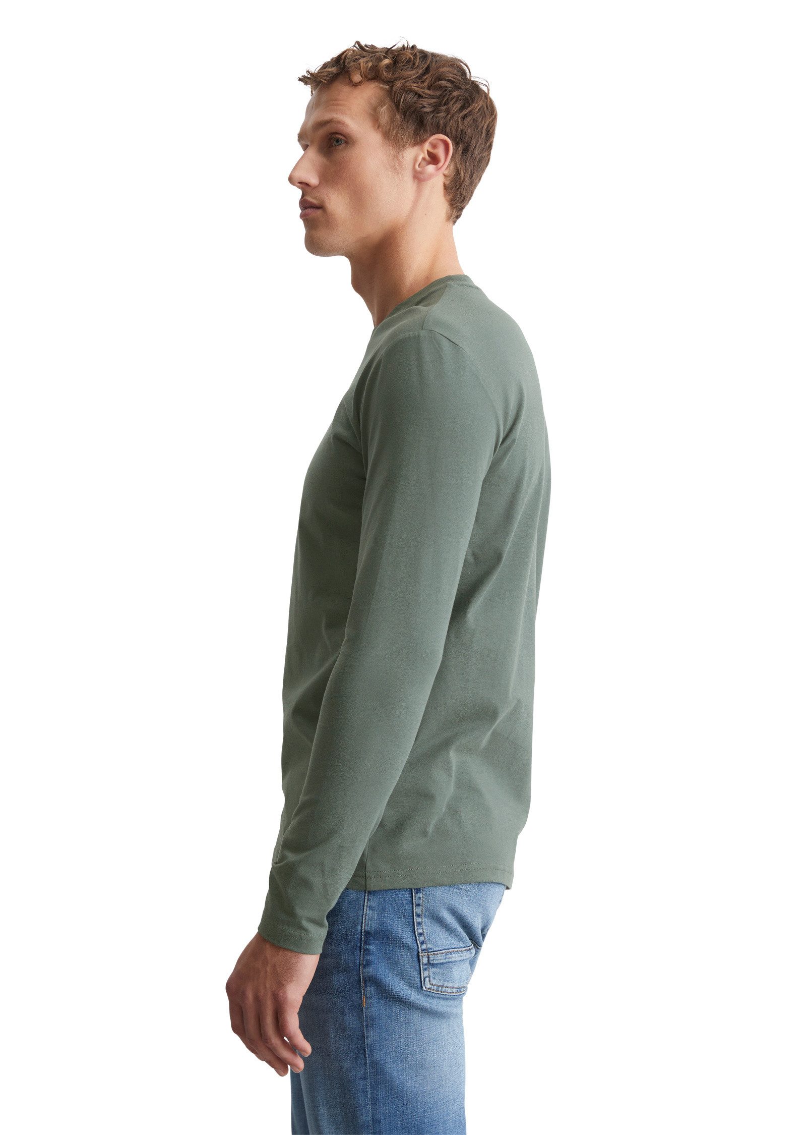 Marc O'Polo Langarmshirt aus reiner Bio-Baumwolle günstig online kaufen