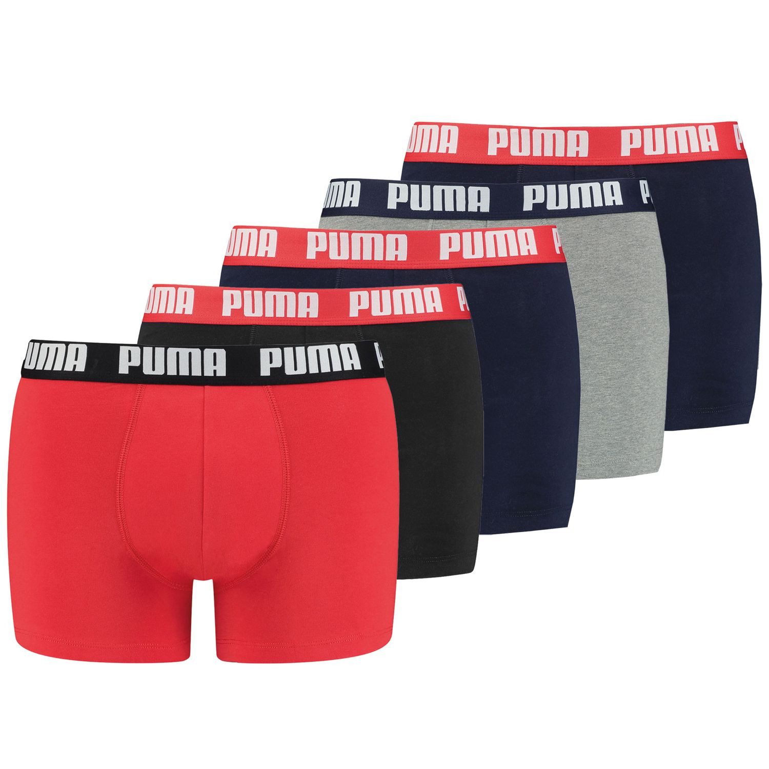 PUMA BODYWEAR Boxershorts BASIC (Sparpack, 5er oder 10er Pack) hautschmeichelnd, modern, hochwertig