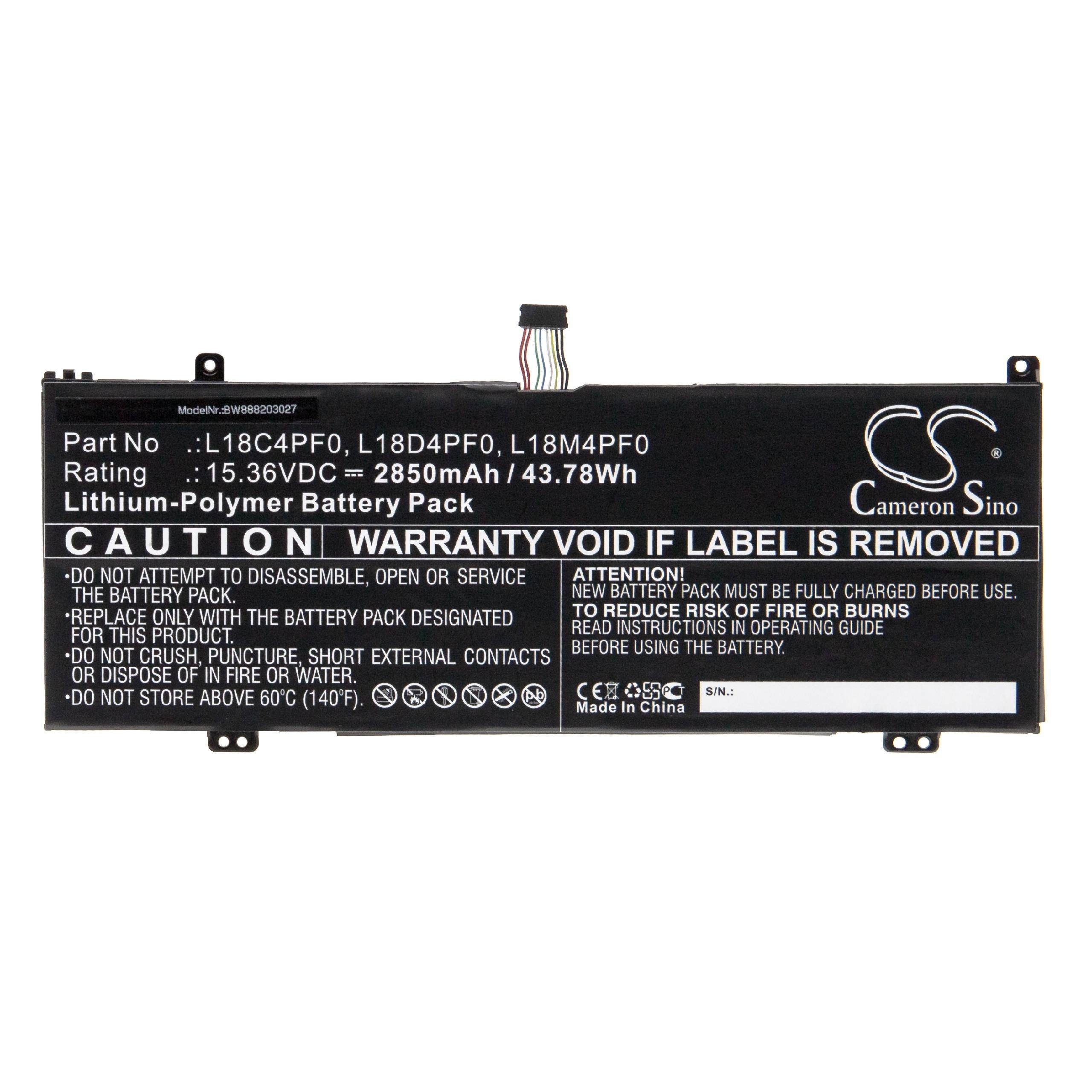 kompatibel V) Li-Polymer Lenovo 2850 mAh V540S vhbw Laptop-Akku (15,36 mit