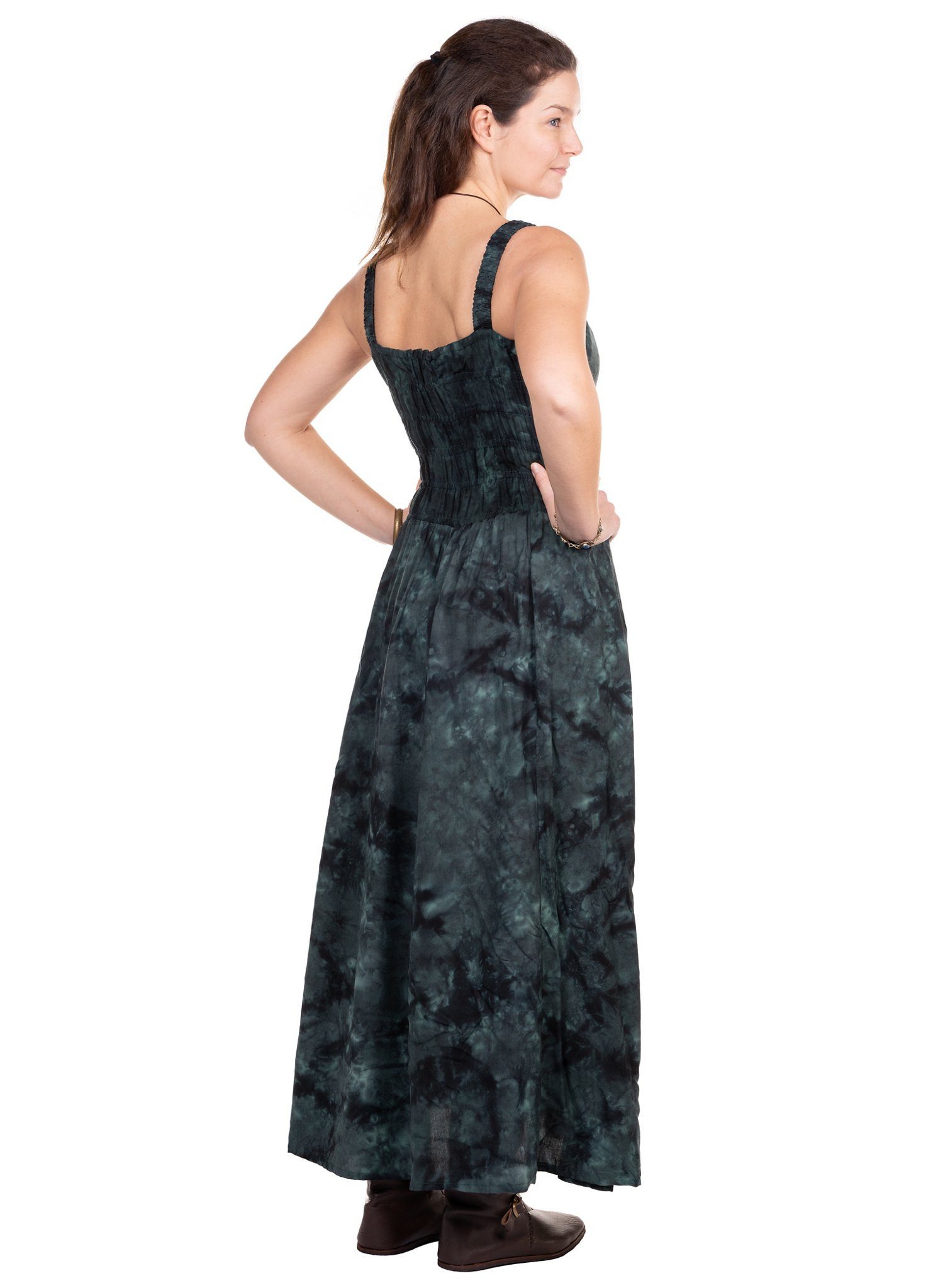 Metamorph Hexen-Kostüm Langes Mittelalter Sommerkleid blau, Hochwertige und authentische Mittelalterkleidung zu unschlagbar günst