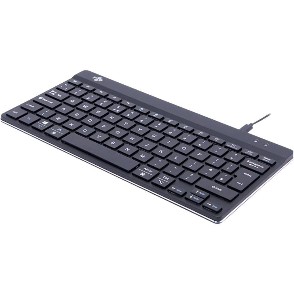 R-GO Tools Tastatur, QWERTY (UK),kabelgebunden RGOCOUKWDBL Tastatur