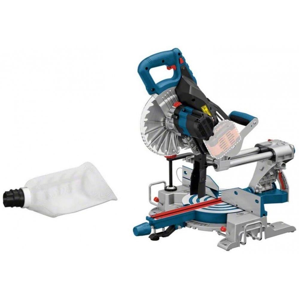 Akku-Kapp-Gehrungssäge Professional BITURBO GCM 18V-216 solo - Akku-Paneelsäge - blau