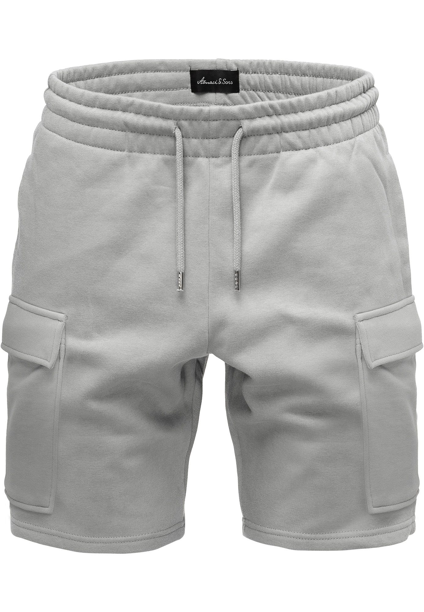 Amaci&Sons Cargoshorts CLERMONT Cargoshorts Herren Bermuda Sweat Cargo Shor günstig online kaufen