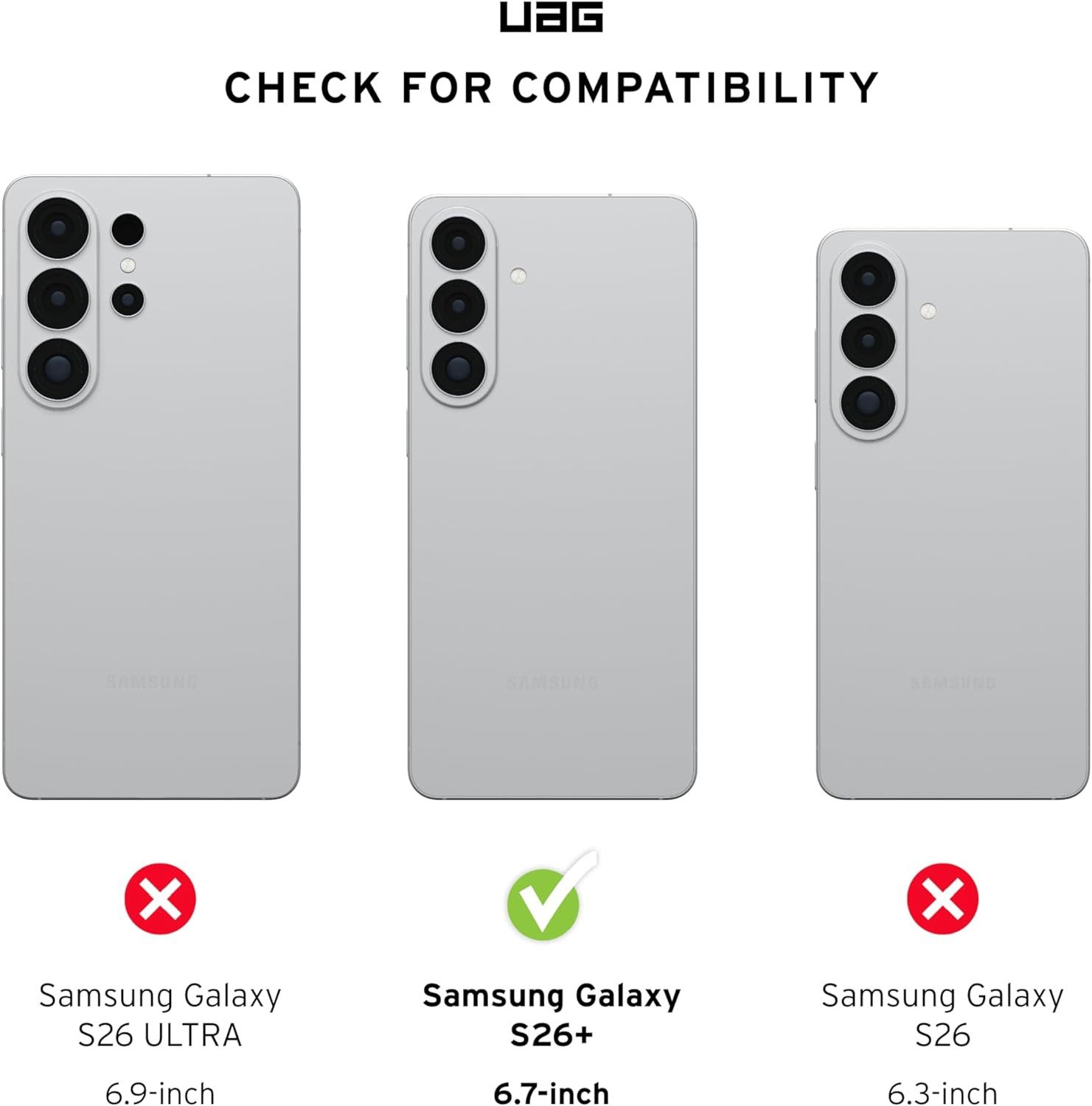 Urban Armor Gear Smartphone-Hülle Plyo - Samsung Galaxy S26 Plus Hülle, ["Designed for Samsung" zertifiziert]