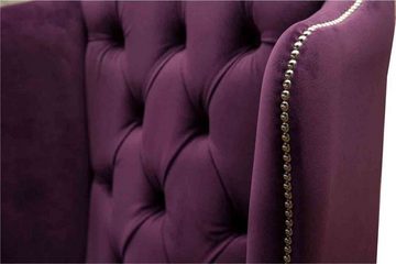 JVmoebel Ohrensessel Ohrensessel Sessel Design Polster Sofa Couch Chesterfield Textil Neu (Ohrensessel), Made In Europe