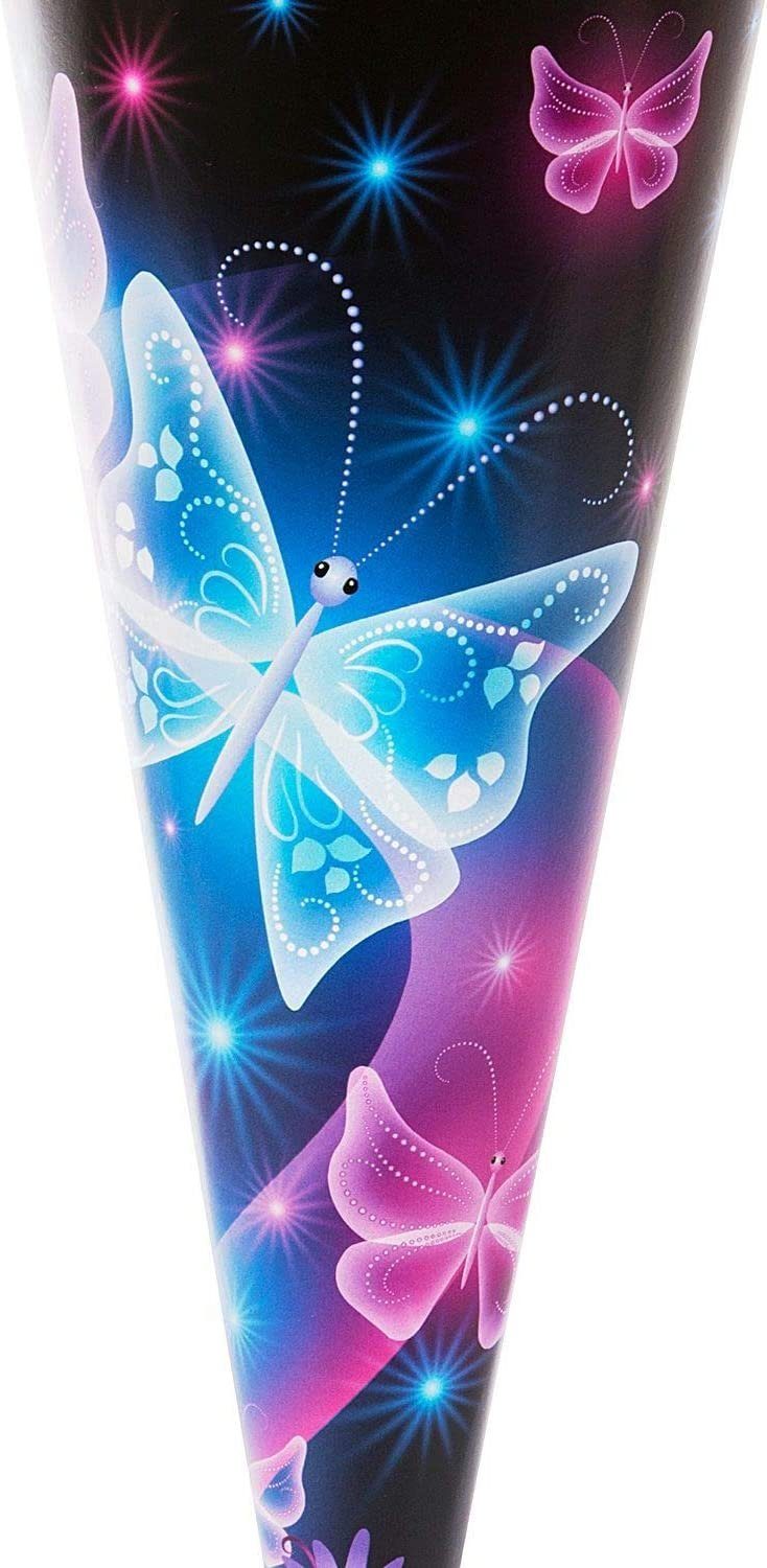 Goldbuch Schultüte Geschwister Schultüte 35cm Schmetterling verstärkt