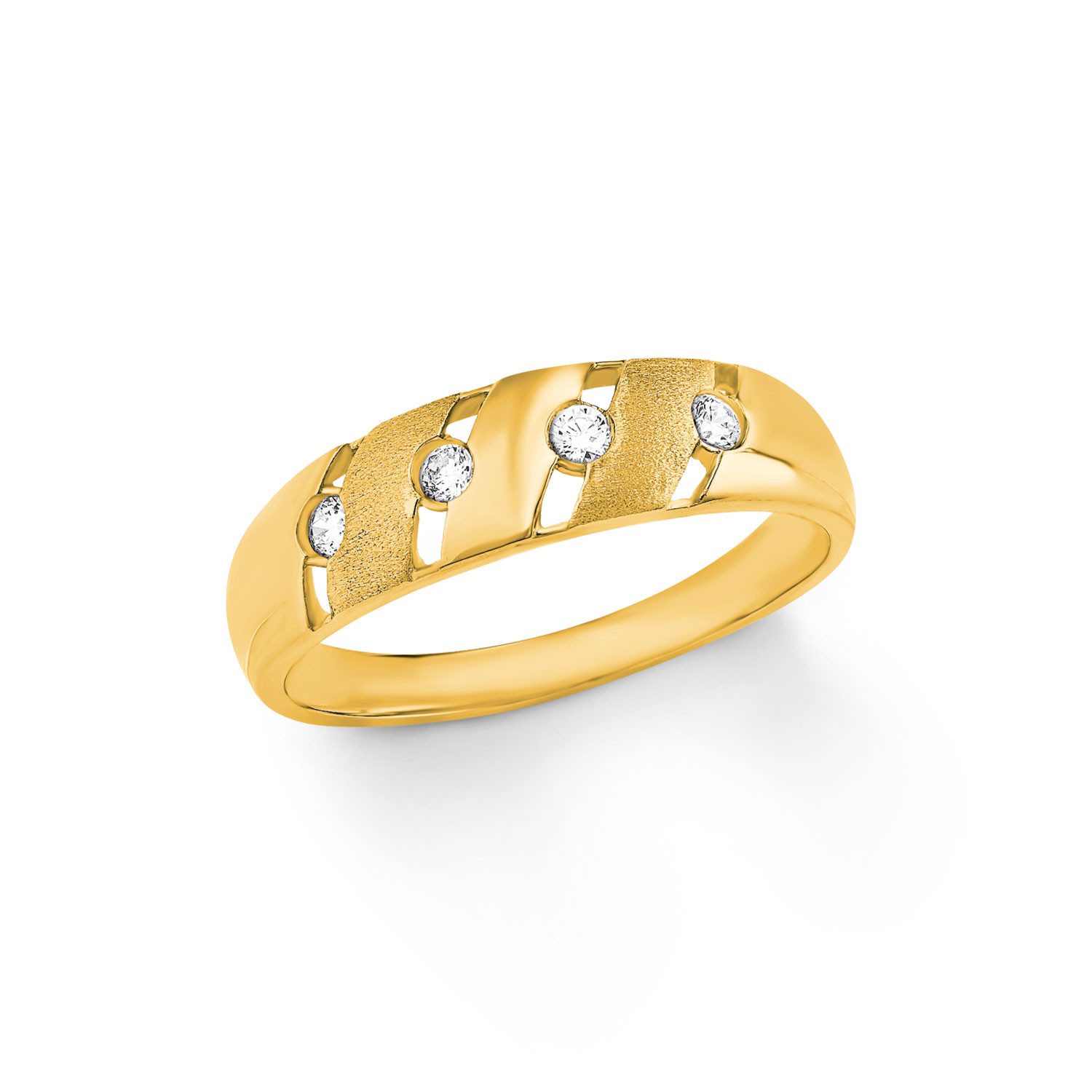 Amor Goldring Amor Ring für Damen, Gold 333, Zirkonia synth. (Ring, 1-tlg) günstig online kaufen