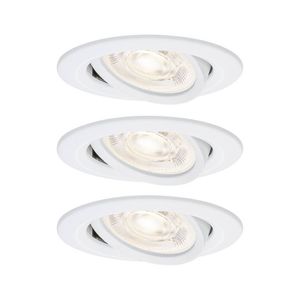 Paulmann LED Einbauleuchte 92271 Nova LED-Einbauleuchte GU10 4.9 W Weiß (matt)