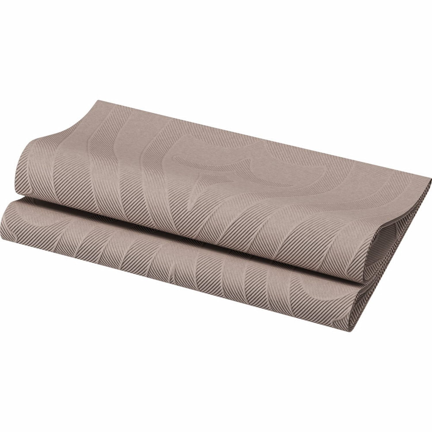 Duni Papierserviette 40 Duni Elegance® Servietten, Lily greige, 40x40cm, 178641