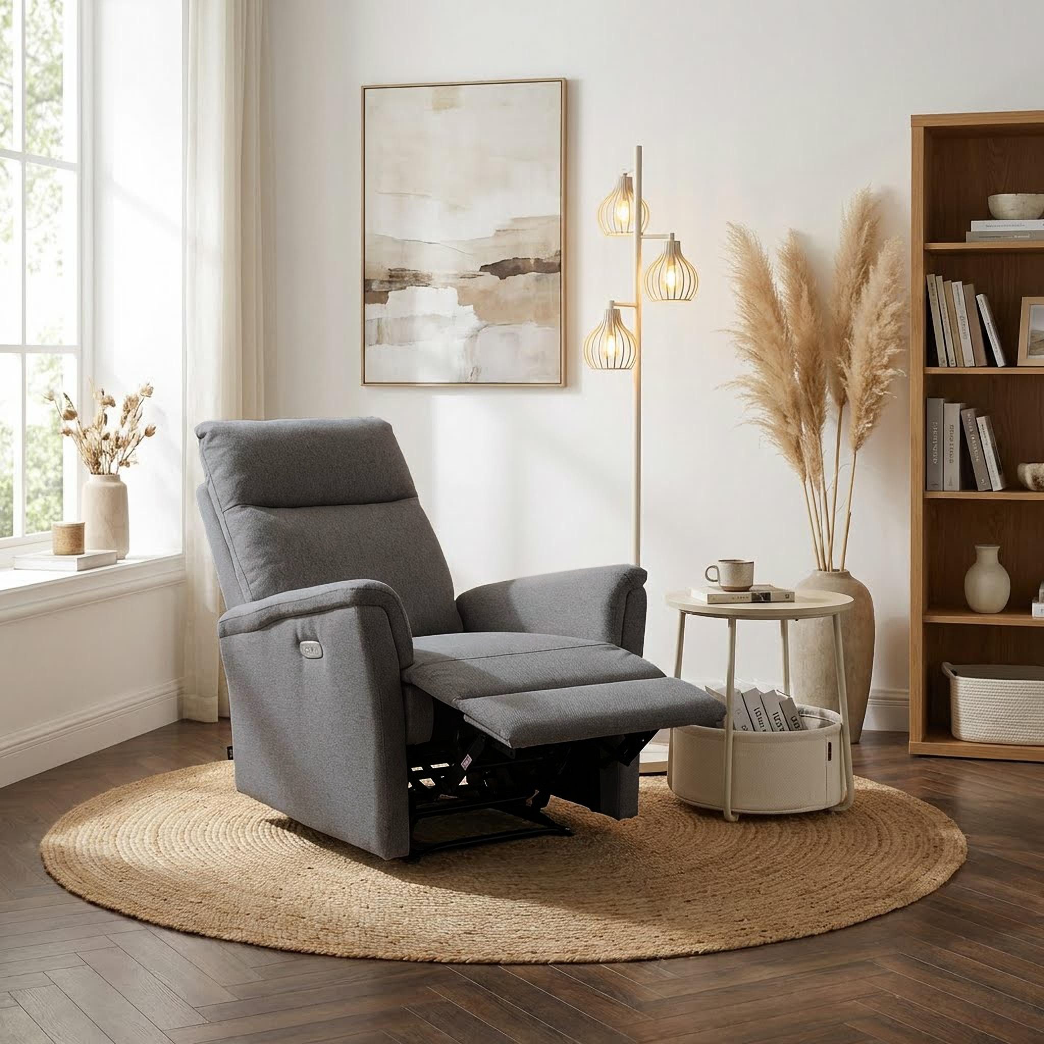 Home affaire Relaxsessel FINNARA, Relaxsessel, TV-Sessel, elelektrische Relaxfunktion, USB A/C, Liegefunktion 105°-135°, Federkern