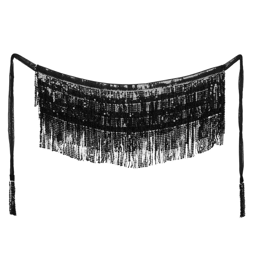 Kostüm Gürtel Festival schwarz