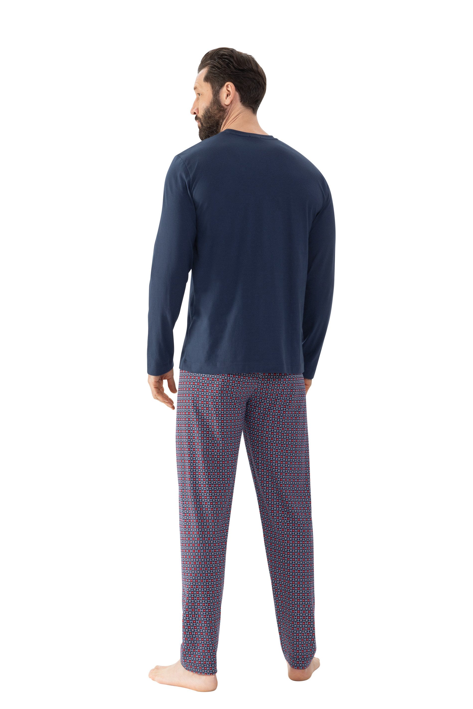 Mey Schlafanzug RED TILE Langarm-Shirt mit günstig online kaufen