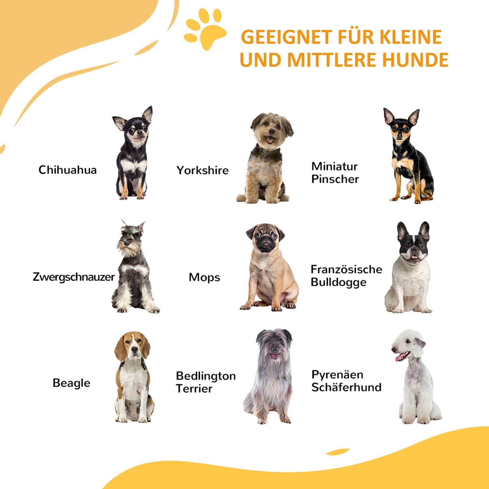 PawHut Hundegitter Treppenschutzgitter mit 7/14 cm Verlängerung Türgitter Stahl (Türschutzgitter, 1 St., Kaminschutzgitter), mit Katzenklappe, ohne Bohren, Absp – Bild 4 von 5
