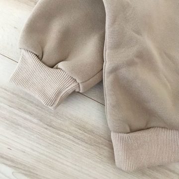 suebidou Top & Hose Sweatshirt und Hose Anzug mit Stickerei Hausanzug geplüscht