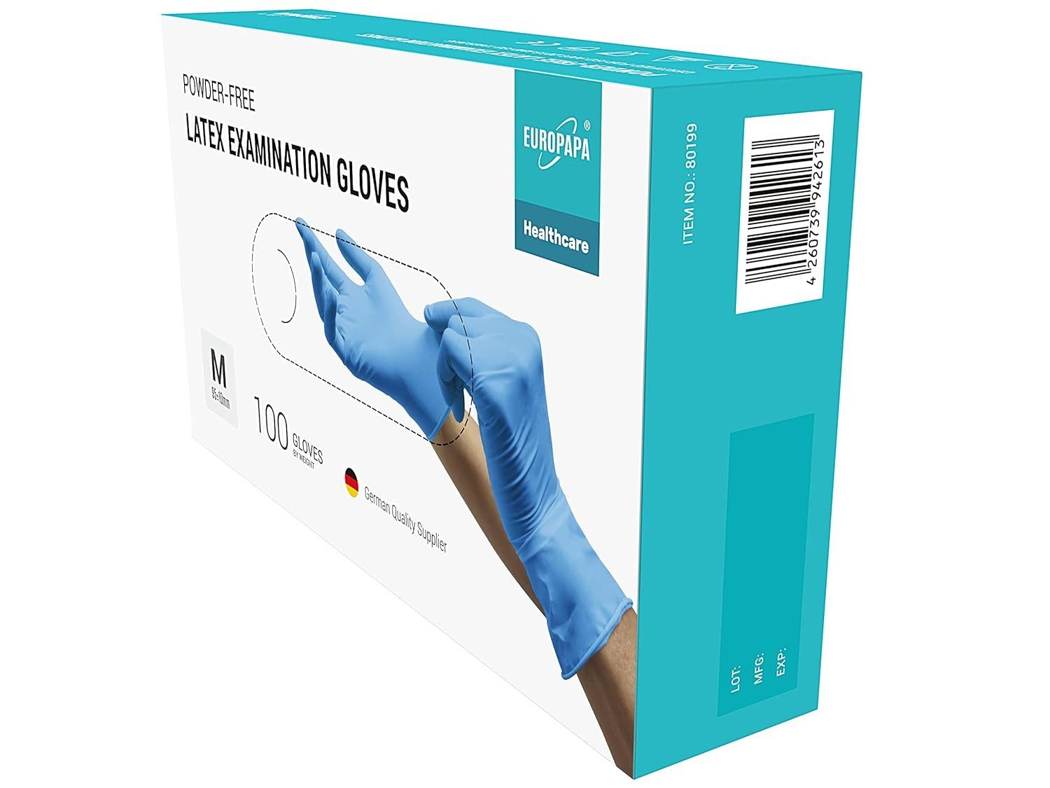 EUROPAPA Einweghandschuhe Latex Einweghandschuhe (Untersuchungshandschuhe E günstig online kaufen