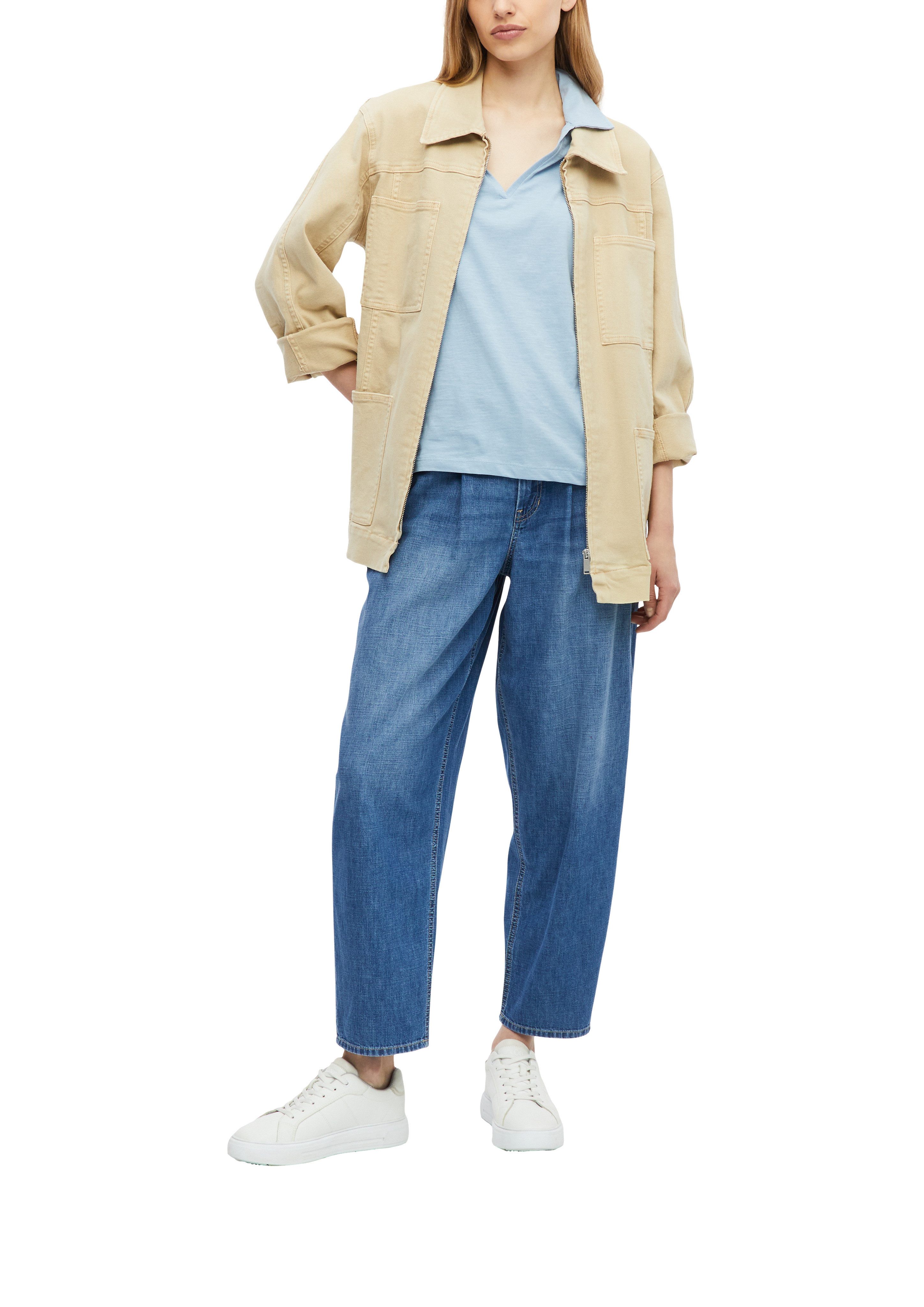 s.Oliver Poloshirt Sommershirt mit Polokragen – Bild 3 von 4