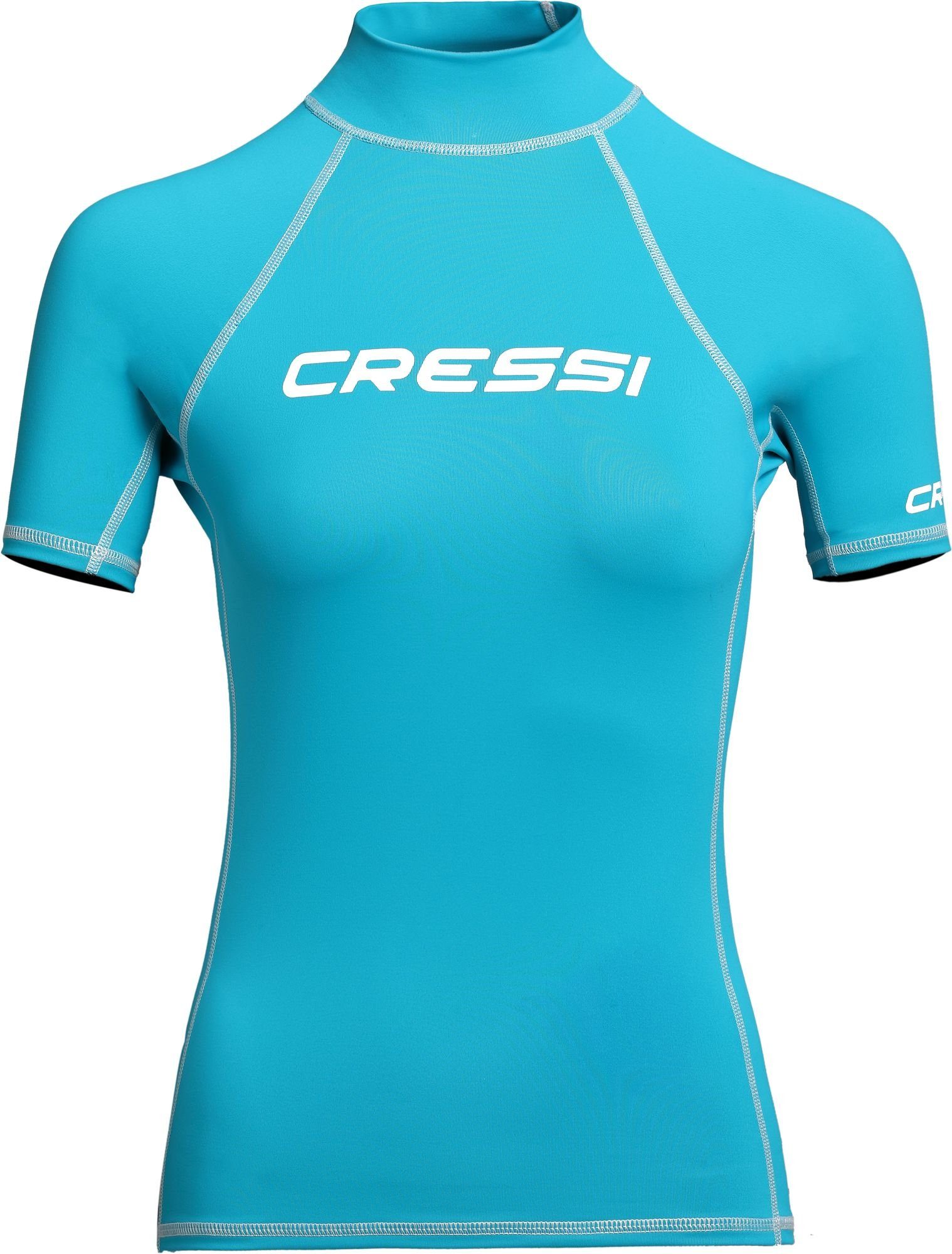 Cressi Rash Guard Cressi Damen Rash Guard LADY Short Sleeve aquamarine