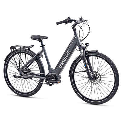 Tretwerk E-Bike Amber Nexus, 7 Gang, Nabenschaltung, Mittelmotor, Tretwerk Amber Nexus E Bike Damen 28 Zoll Elektrofahrrad 160 - 180cm