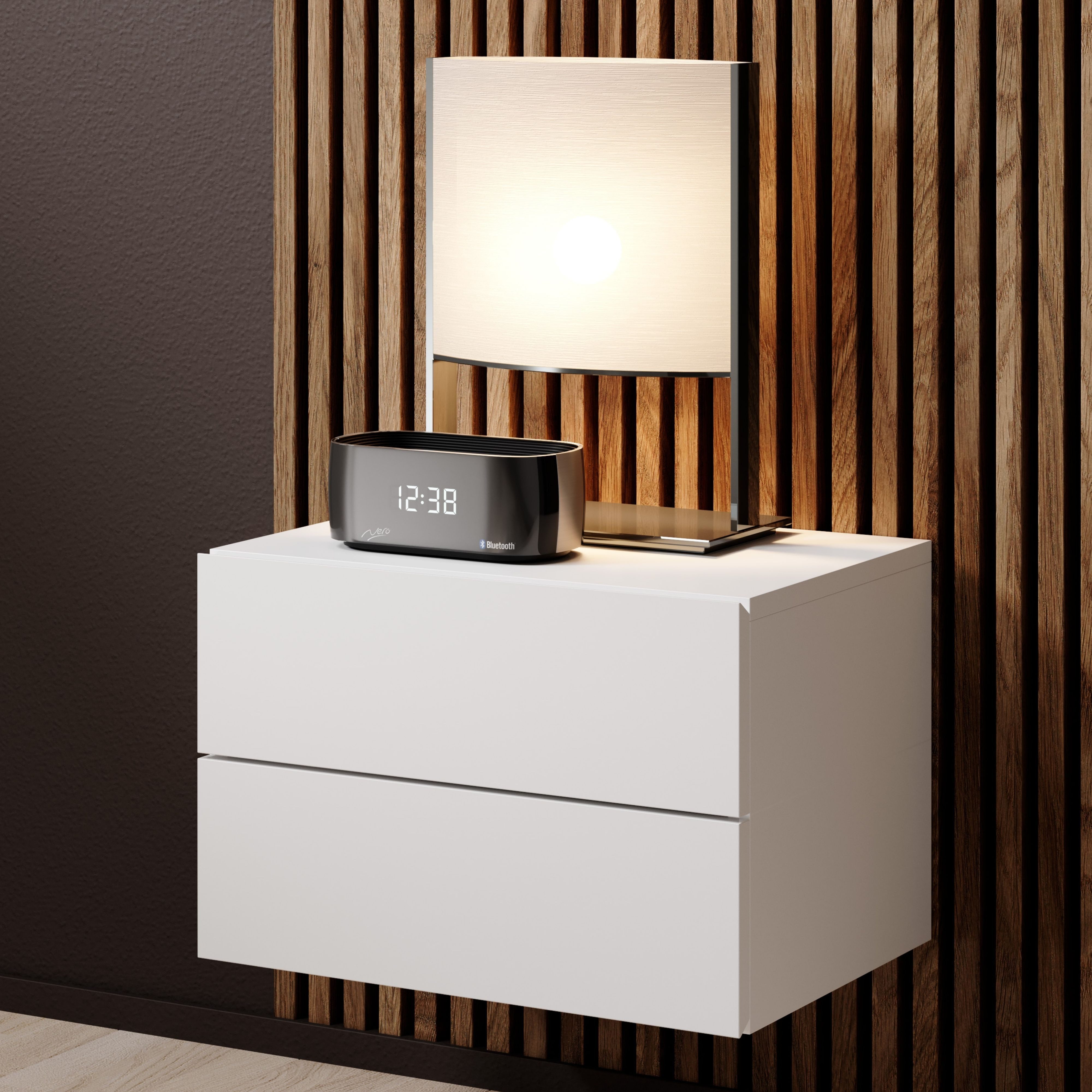 Schlafkontor Nachtkommode Cabo Kommode, Nachtkästchen, Nachtschränkchen, Nako, hängend, Wandmontage