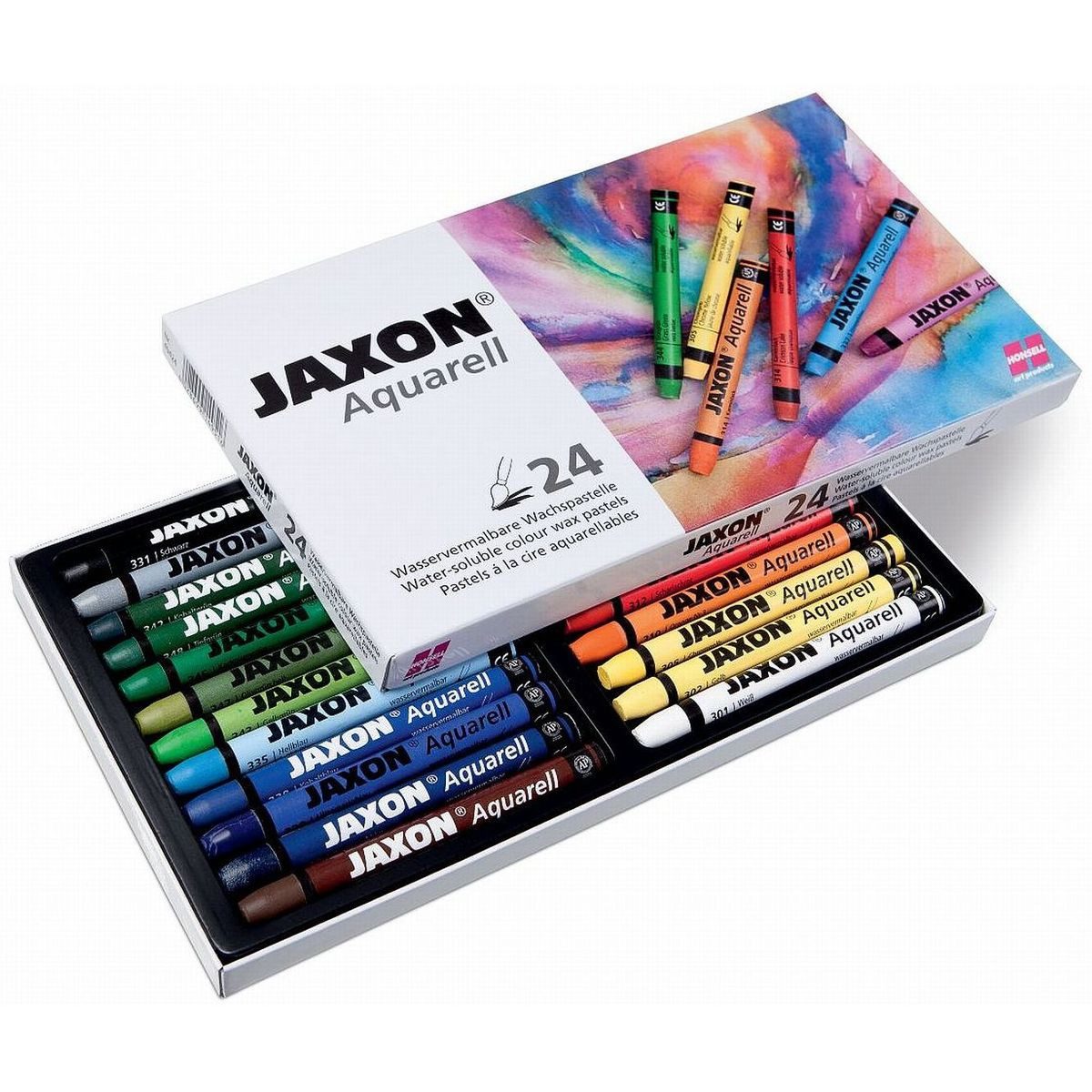 JAXON Aquarellstifte JAXON Aquarell Set 24 Stück