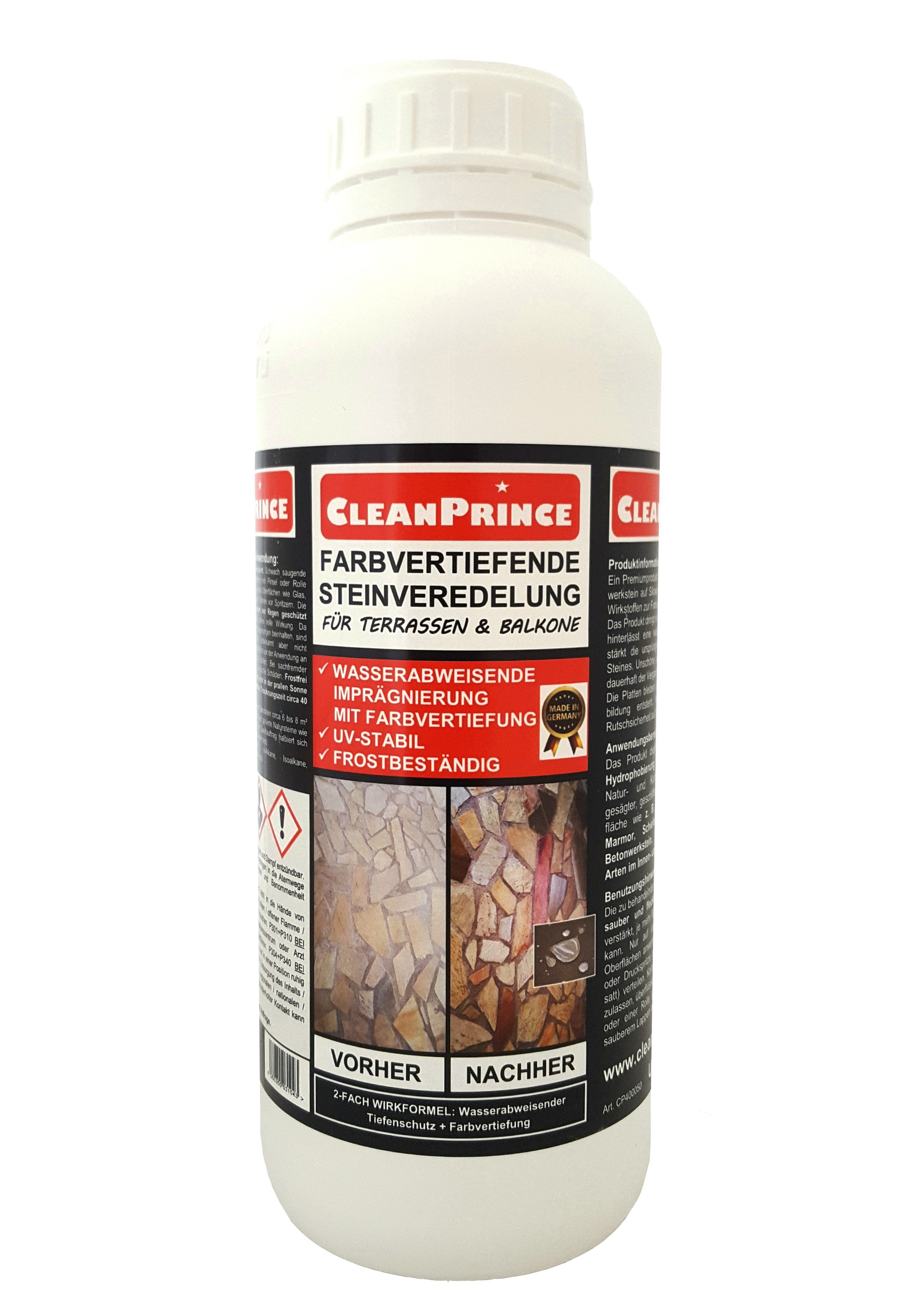 CleanPrince Farbvertiefende Steinveredelung für Terrassen und günstig online kaufen