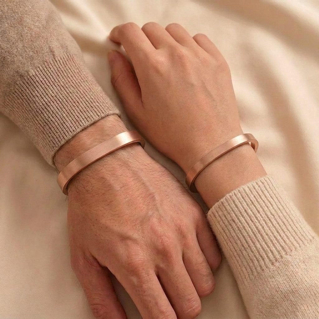 GOLDEN Goldarmband Minimalistischer Armreif aus Edelstahl. Gold & Roségold, Damen Armband