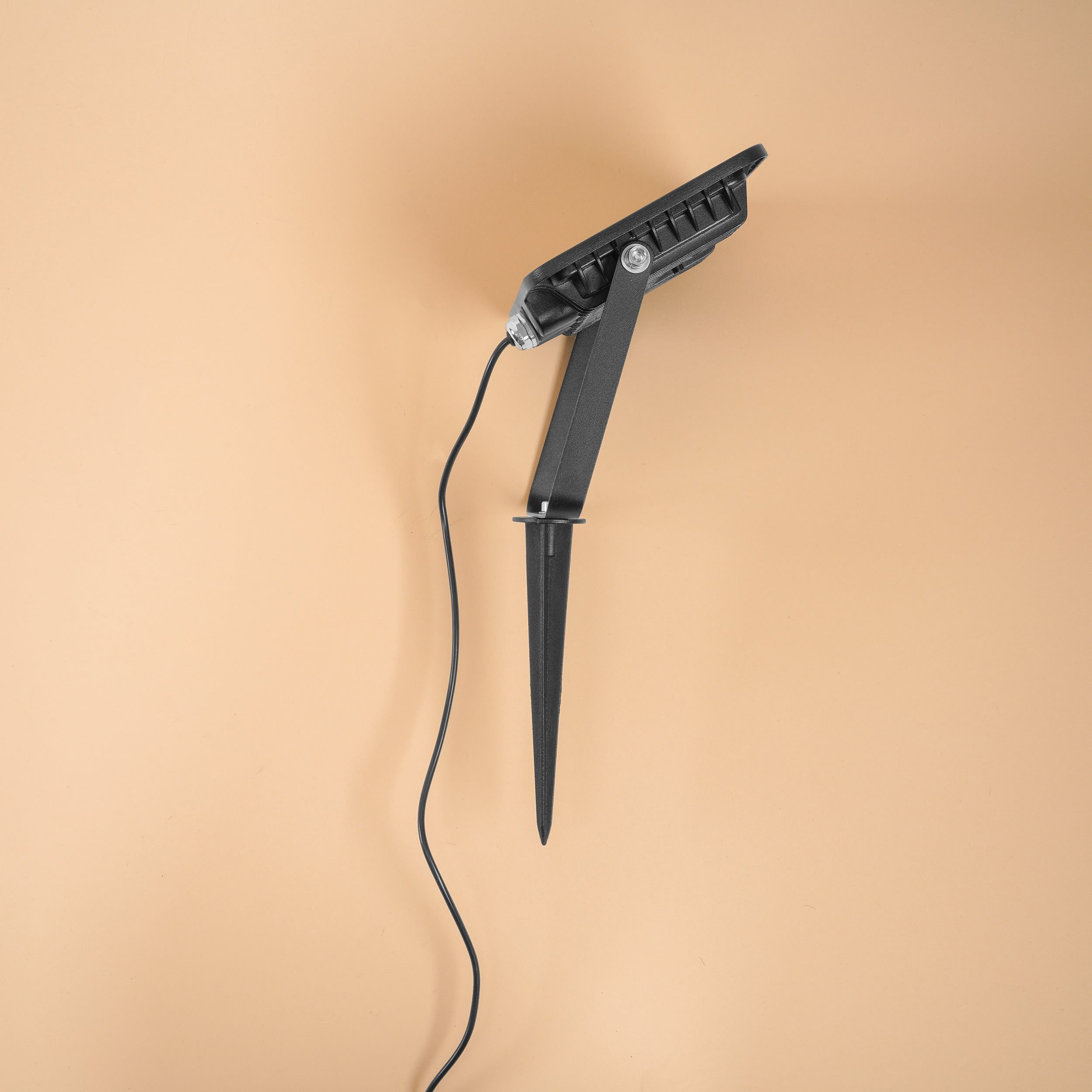 esotec LED Gartenstrahler ALU Wand+Boden Solarstrahler Power Flood 28LEDs 3000K außen 102701