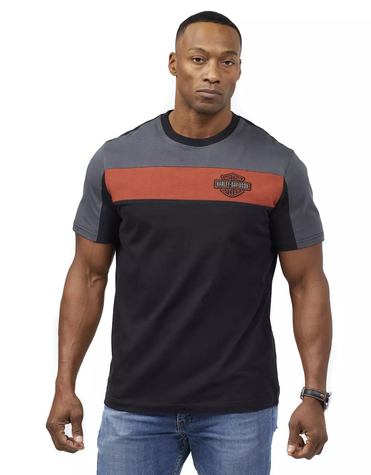 HARLEY-DAVIDSON T-Shirt (Packung) T-Shirt Copperblock Logo