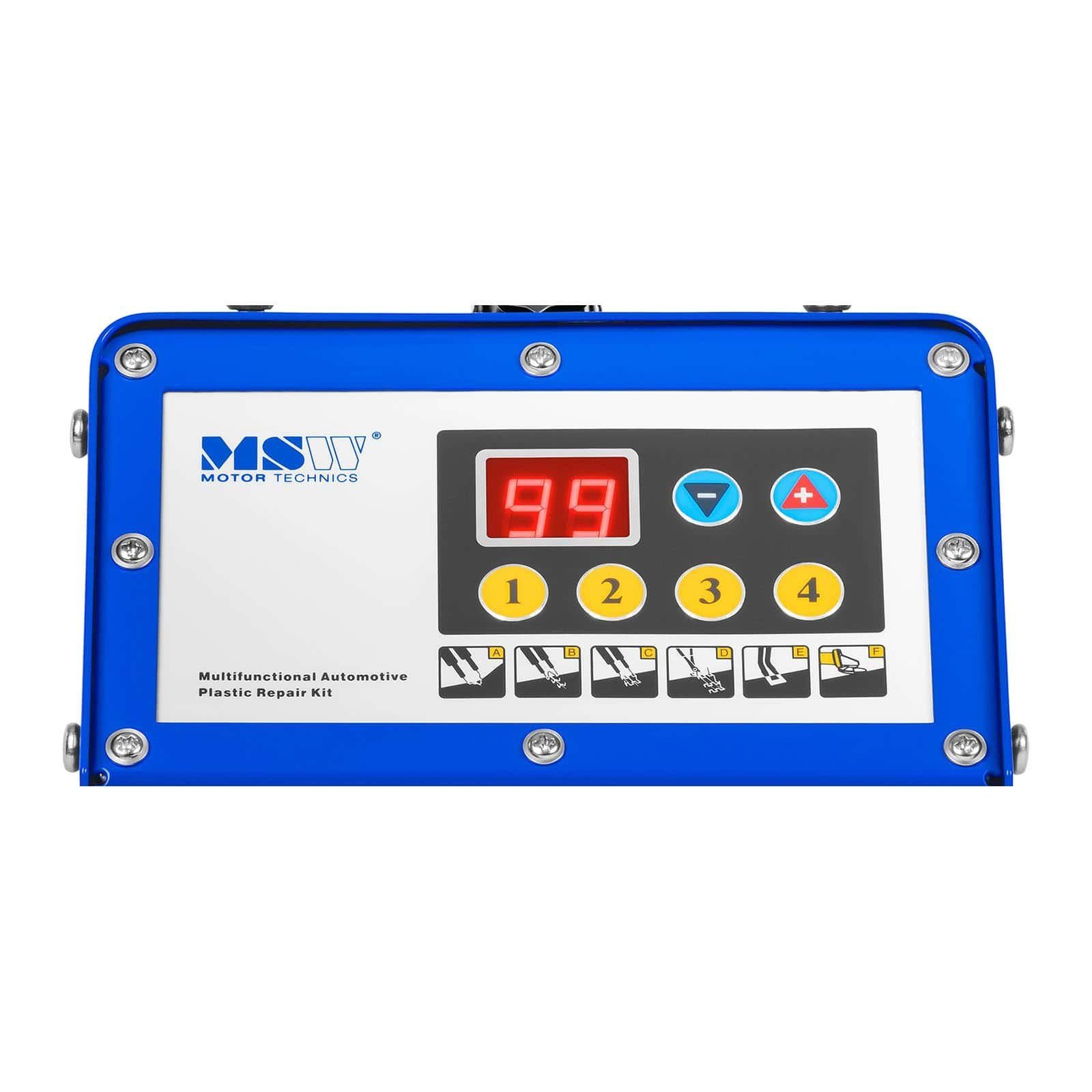 MSW Bördelgerät Hot Hefter W, 18.7 Stapler cm cm, B: Hot L: Kunststoff 27 Kfz Reparaturset Werkstatt 100