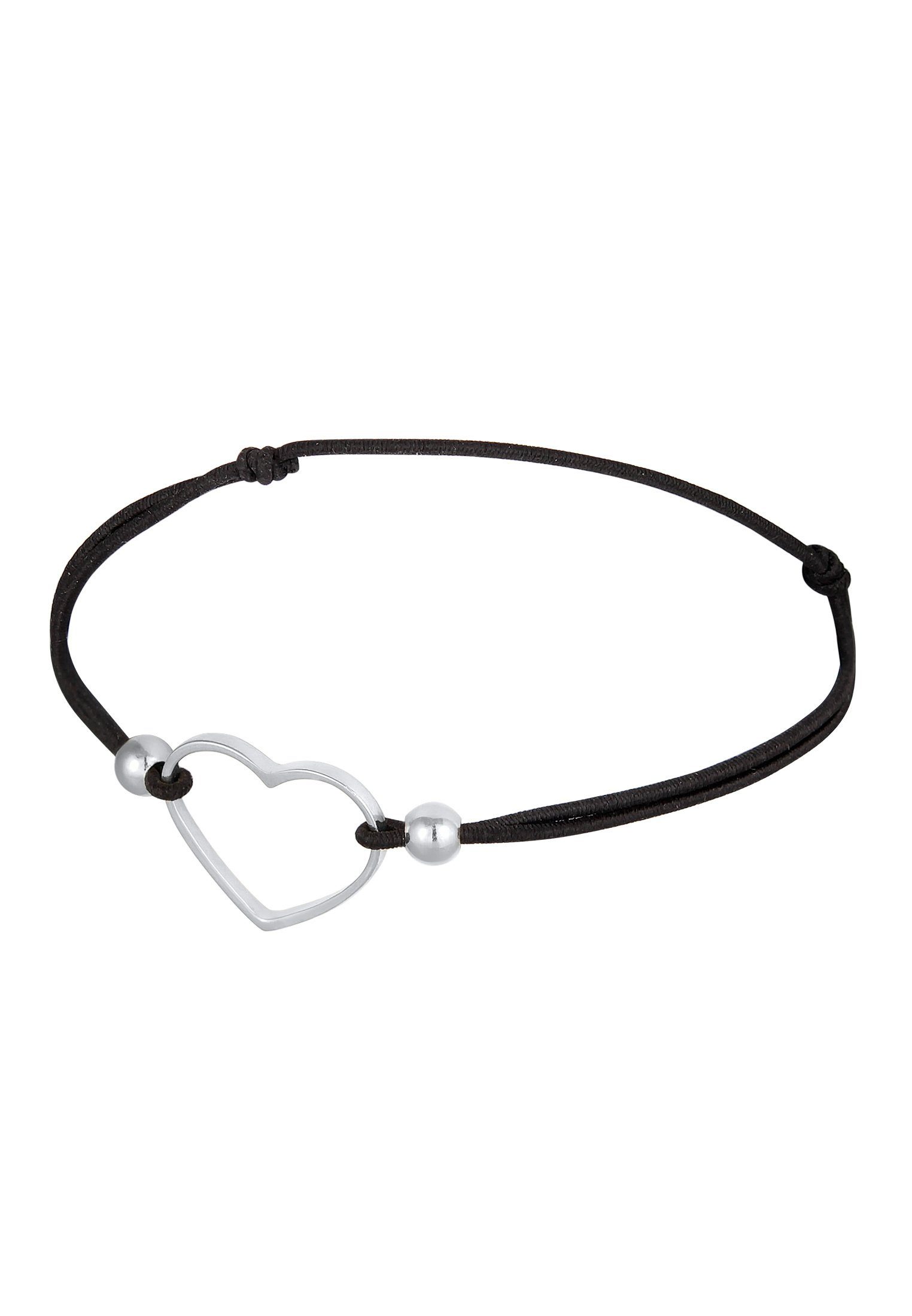 Elli Armband Herz Liebe Elastisches Gummiband 925 Silber (kein Set, 1-tlg), günstig online kaufen