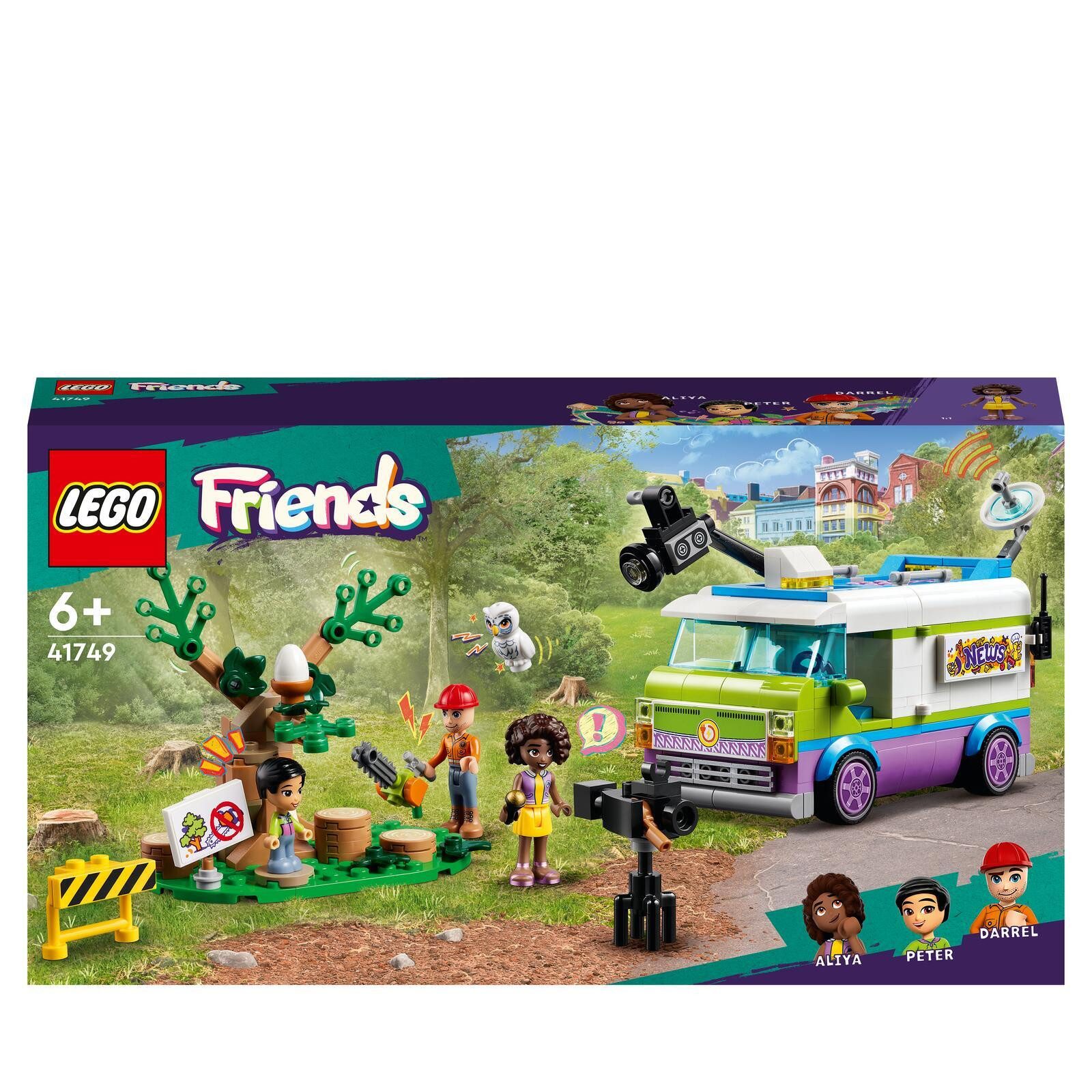 LEGO® LEGO® Friends Nachrichtenwagen 41749 Konstruktions-Spielset günstig online kaufen