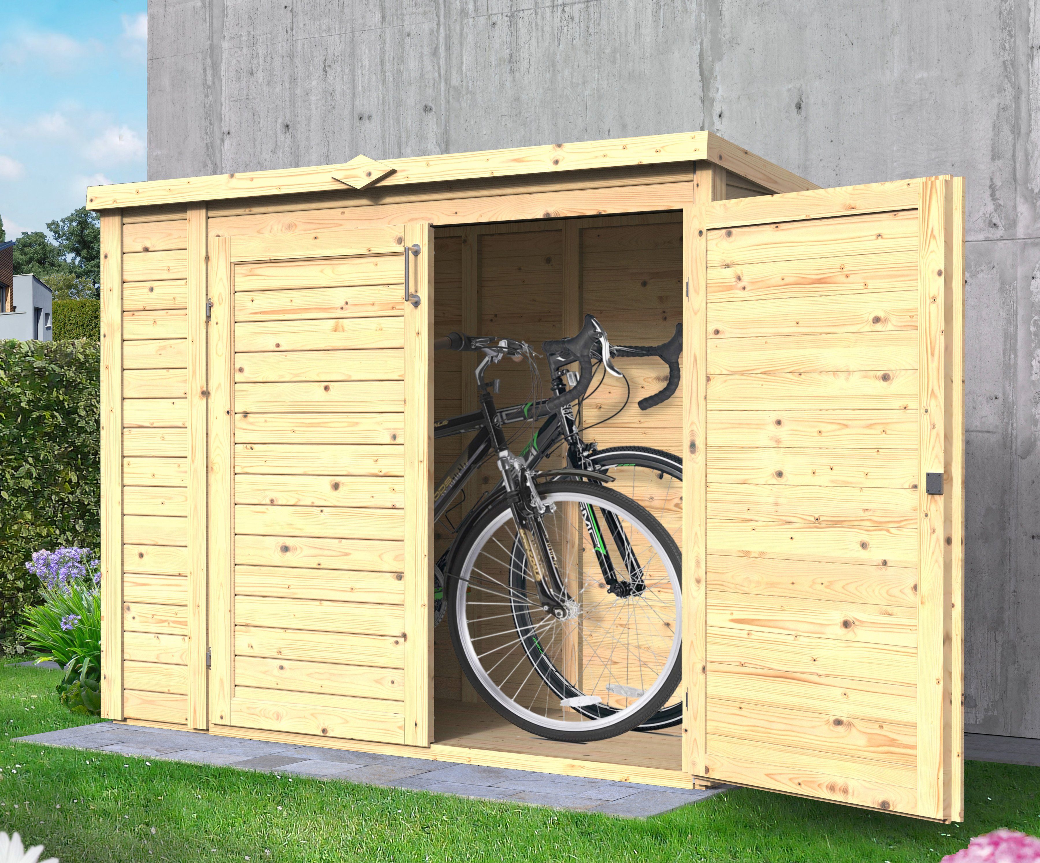 BERTILO Garten-Geräteschrank Multi 3, BxT: 203x88 cm