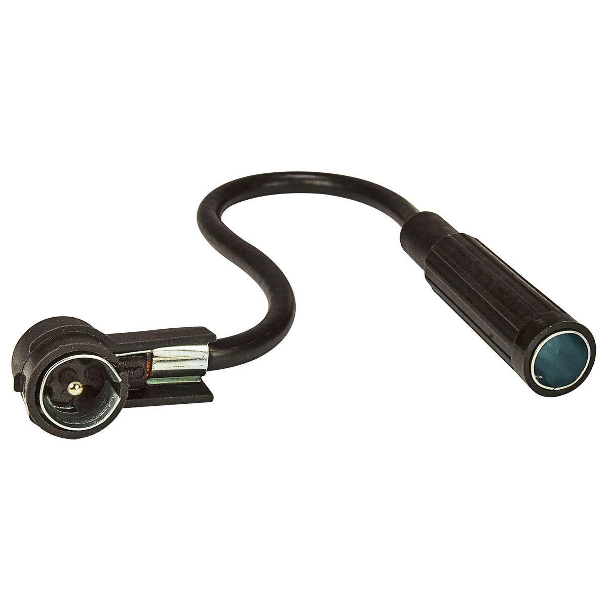 tomzz Audio Antennenadapter DIN 150 OHM Buchse Kupplung auf ISO 50 OHM Stecker alt KFZ-Adapter
