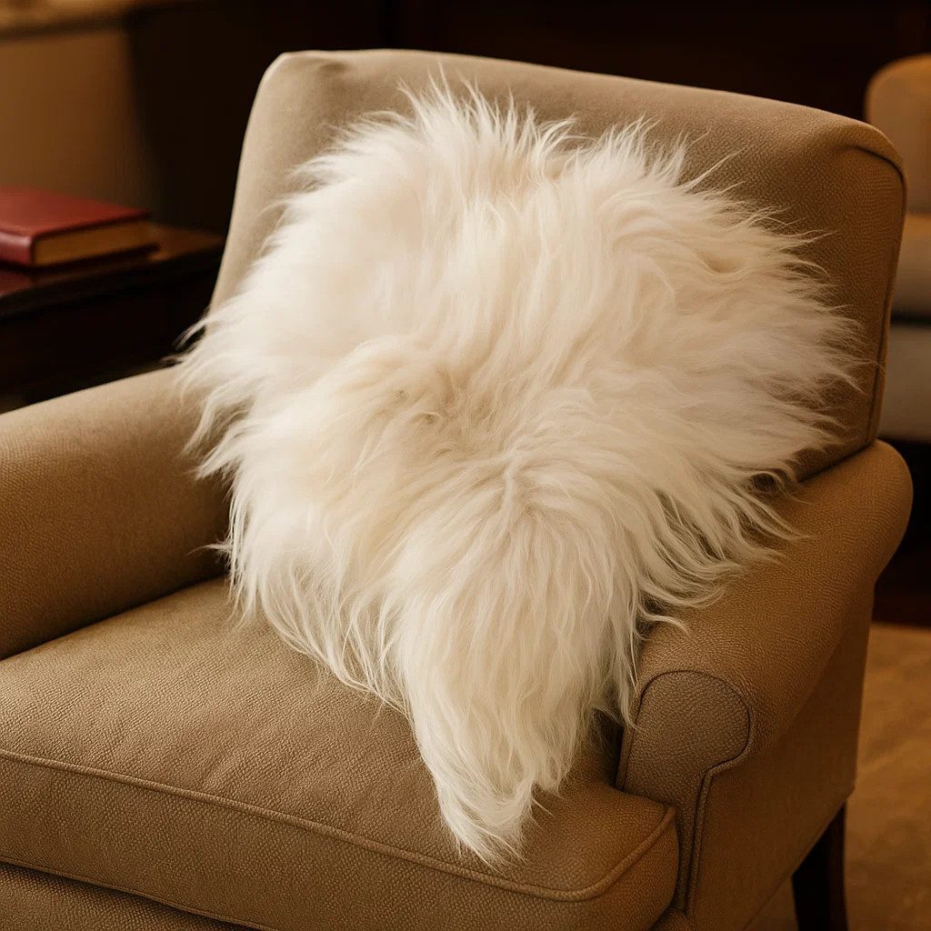 Provellus Fellteppich Island Schaffell weiß – Naturprodukt, ökologisch gege günstig online kaufen