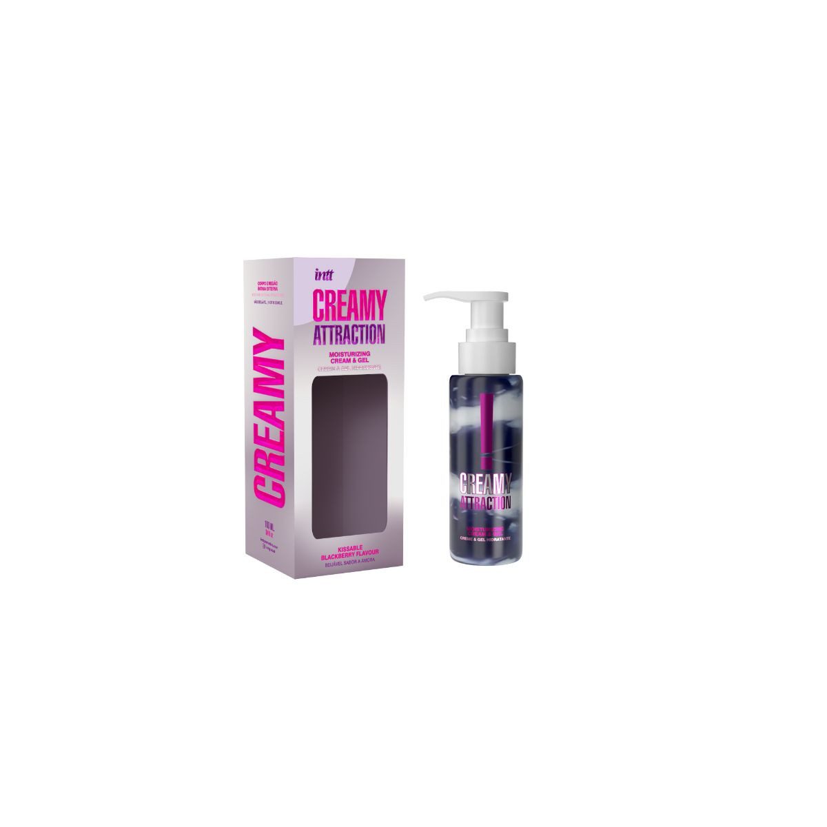 INTT Intimpflege INTT - Creamy Attraction Blackberry Casis Creme-Gel - 100 ml