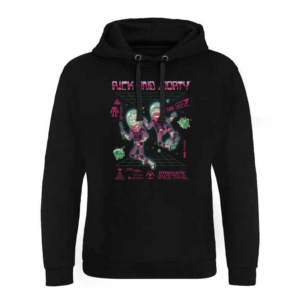 Rick and Morty Hoodie Intergalactic Space Travel Epic Hoodie
