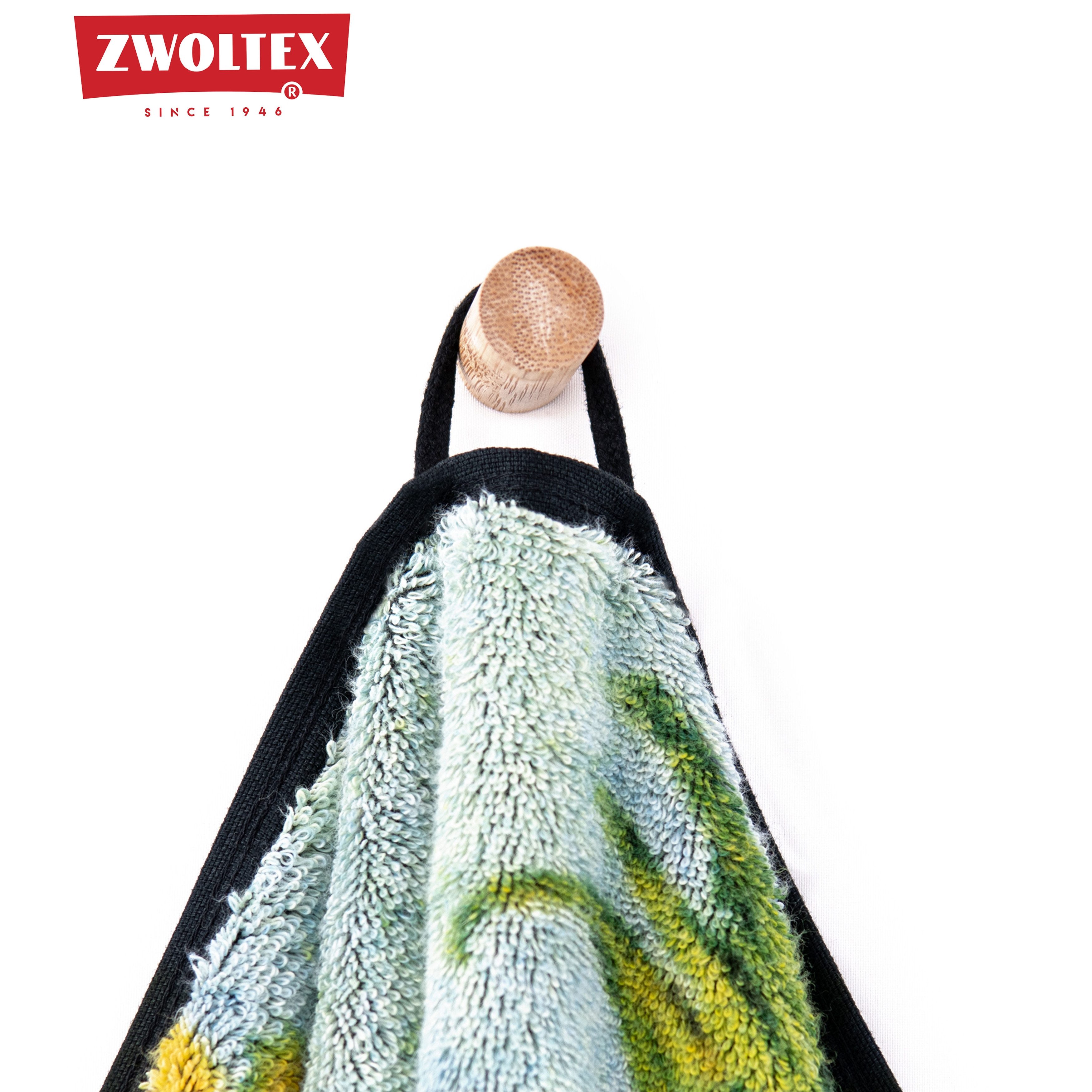 Zwoltex Handtücher Van Gogh Sonnenblumen Gästehandtuch Set 600 g/m² Baumwolle, (50x100 cm 60° waschbar OEKO-TEX 100% GOTS Baumwolle Trockner), Van Gogh Motiv sa – Bild 5 von 5