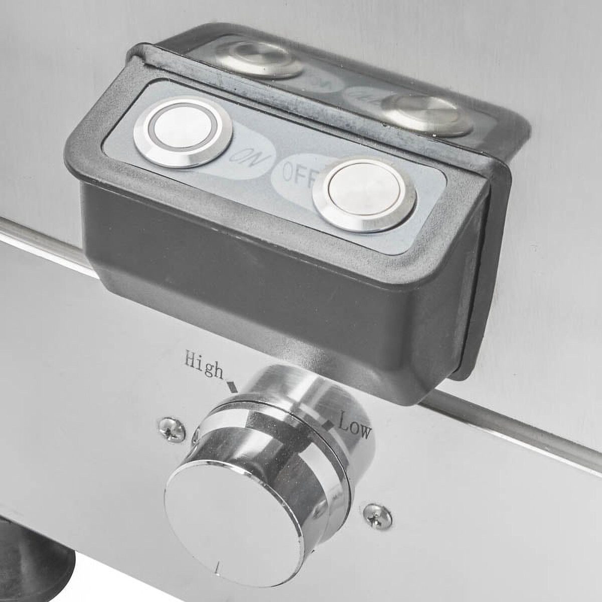 GastroHero Gemüsehacker Cutter 6 Liter leistungsstark Edelstahl Kutter Schneiden Zerkleinern, 1800 W