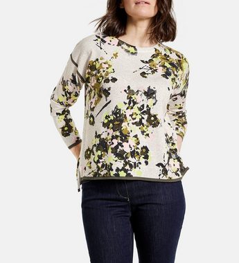 GERRY WEBER Sweatshirt Pullover mit Blumenmuster