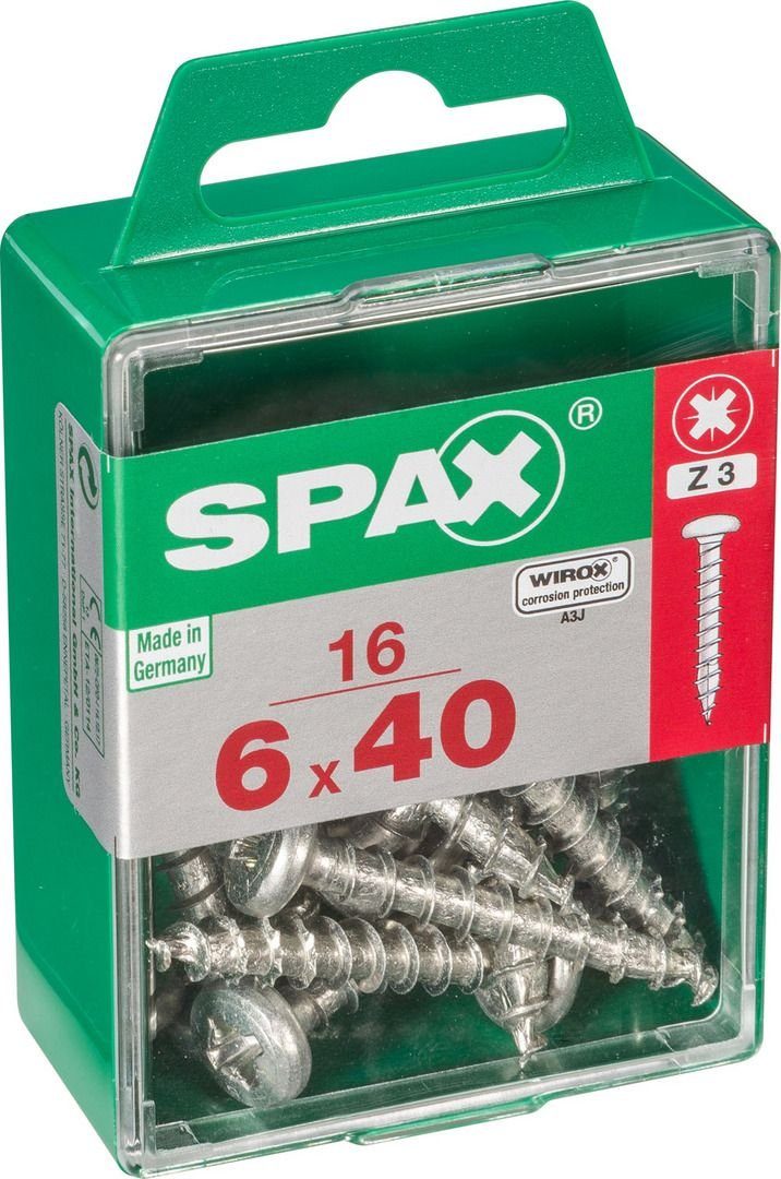SPAX Holzbauschraube 16 mm TX 40 - 30 x 6.0 Universalschrauben Spax