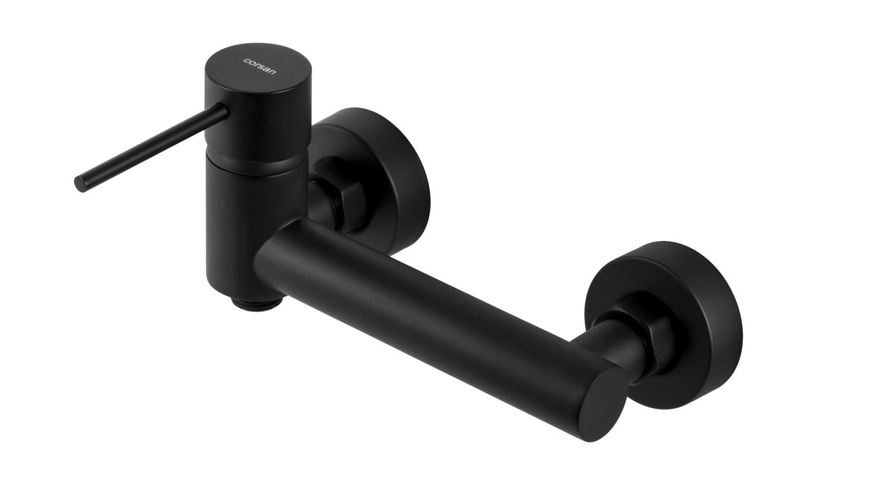 Thumbnail - KOLMAN Duscharmatur LUGO Brausebatterie für Badezimmer in Schwarz Brausearmatur Wasserhahn in Schwarz