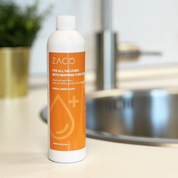 ZACO Saugroboter Zubehör-Set Reinigungsmittel, Zubehör für ZACO Saug- und Wischroboter, 200ml Konzentrat, Bodenreiniger Flüssigkeit, für alle Wischroboter
