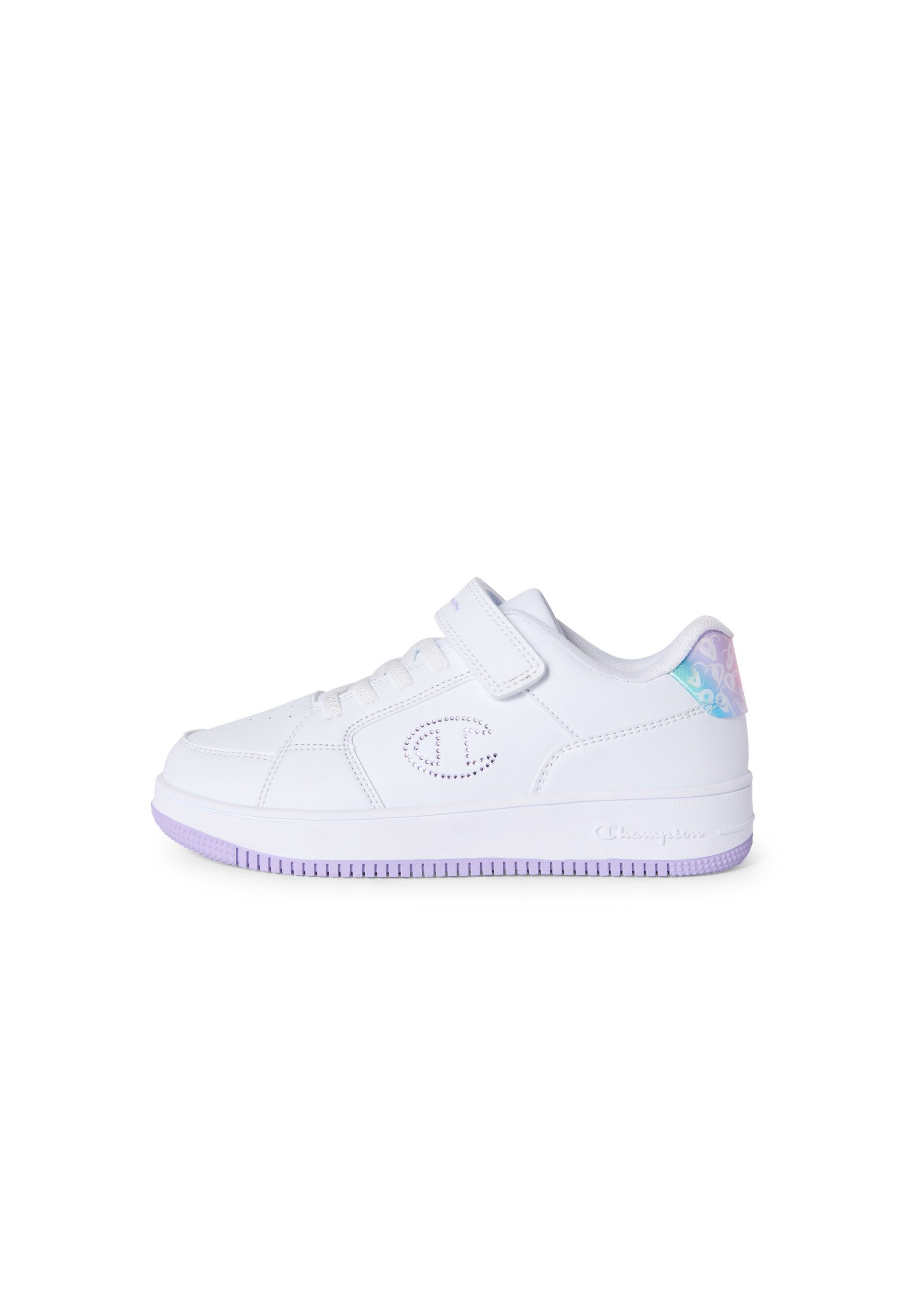 Champion RD18 LENTICULAR G PS Sneaker Fersen-Detail mit Wackelbild-Effekt